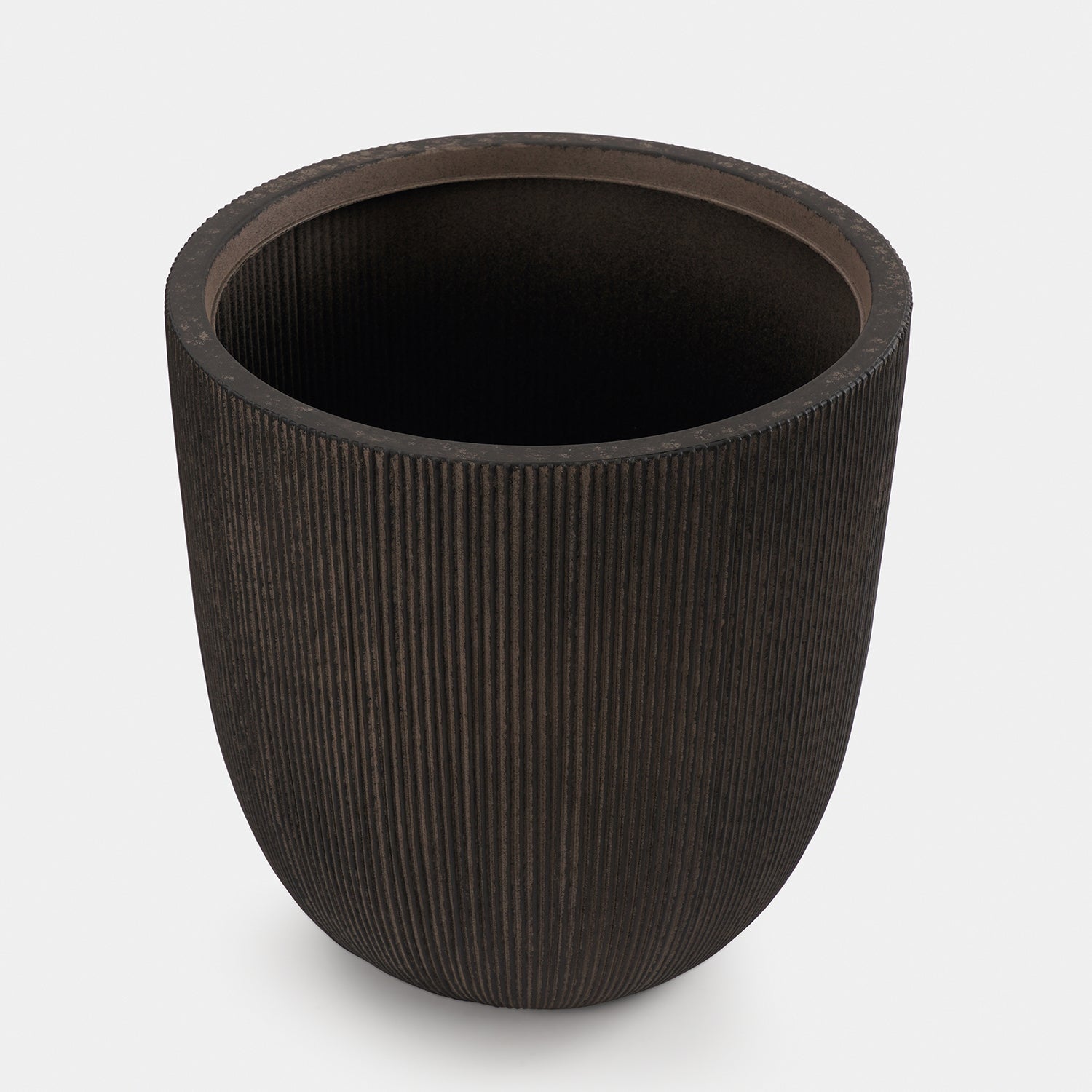 Black Recycled Plastic Pot - Large