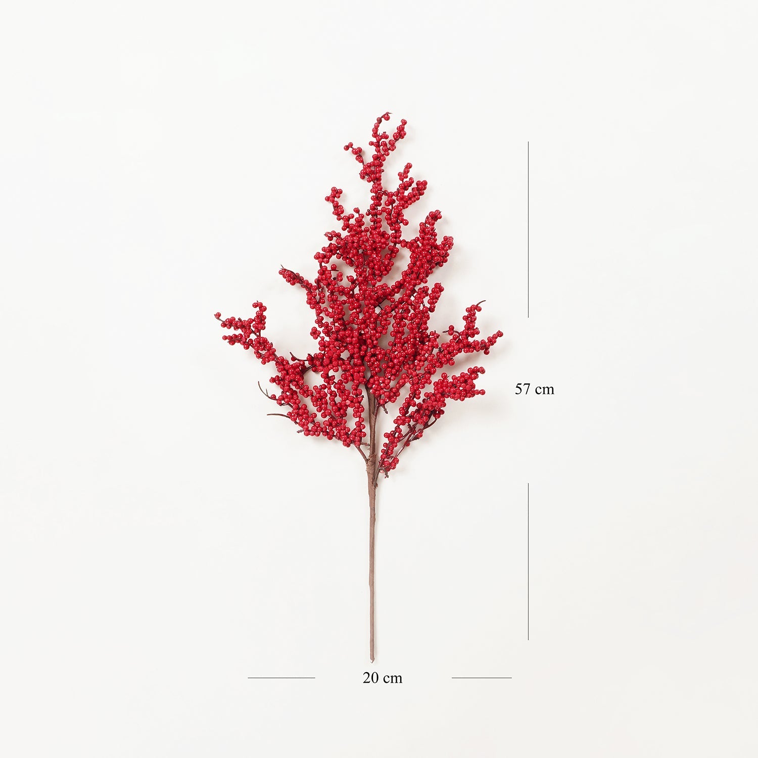 Red Small Artificial Berry Spray - Single