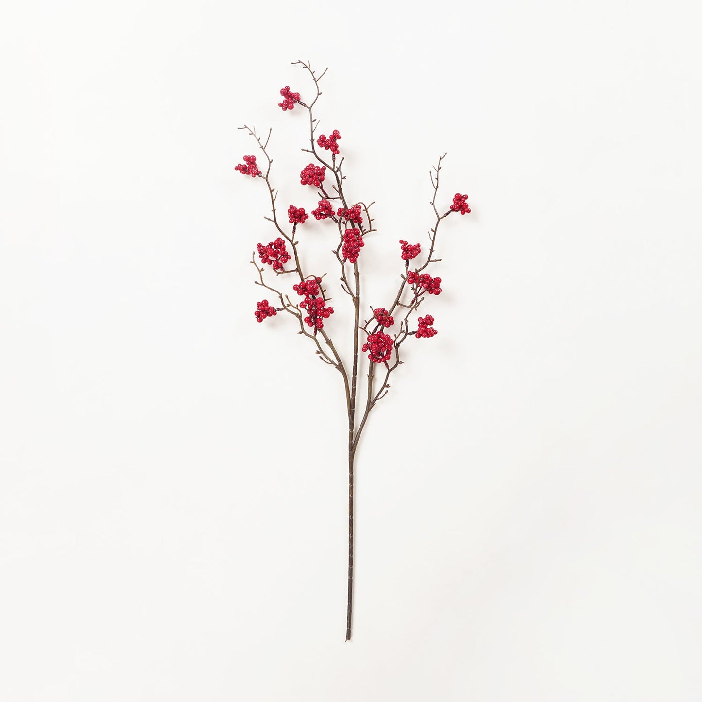 Red Small Artificial Berry Twig - Single