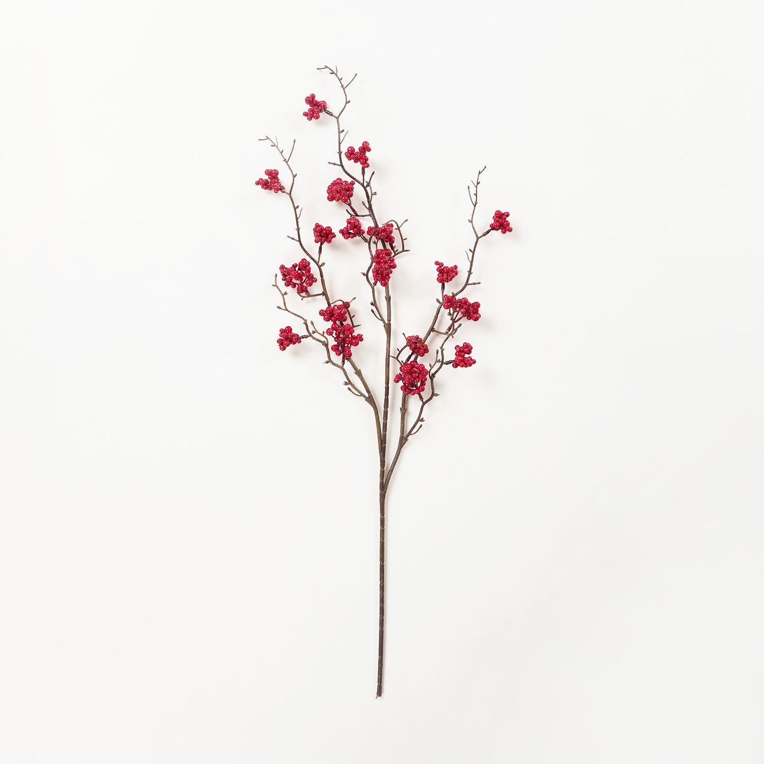 Red Small Artificial Berry Twig - Single