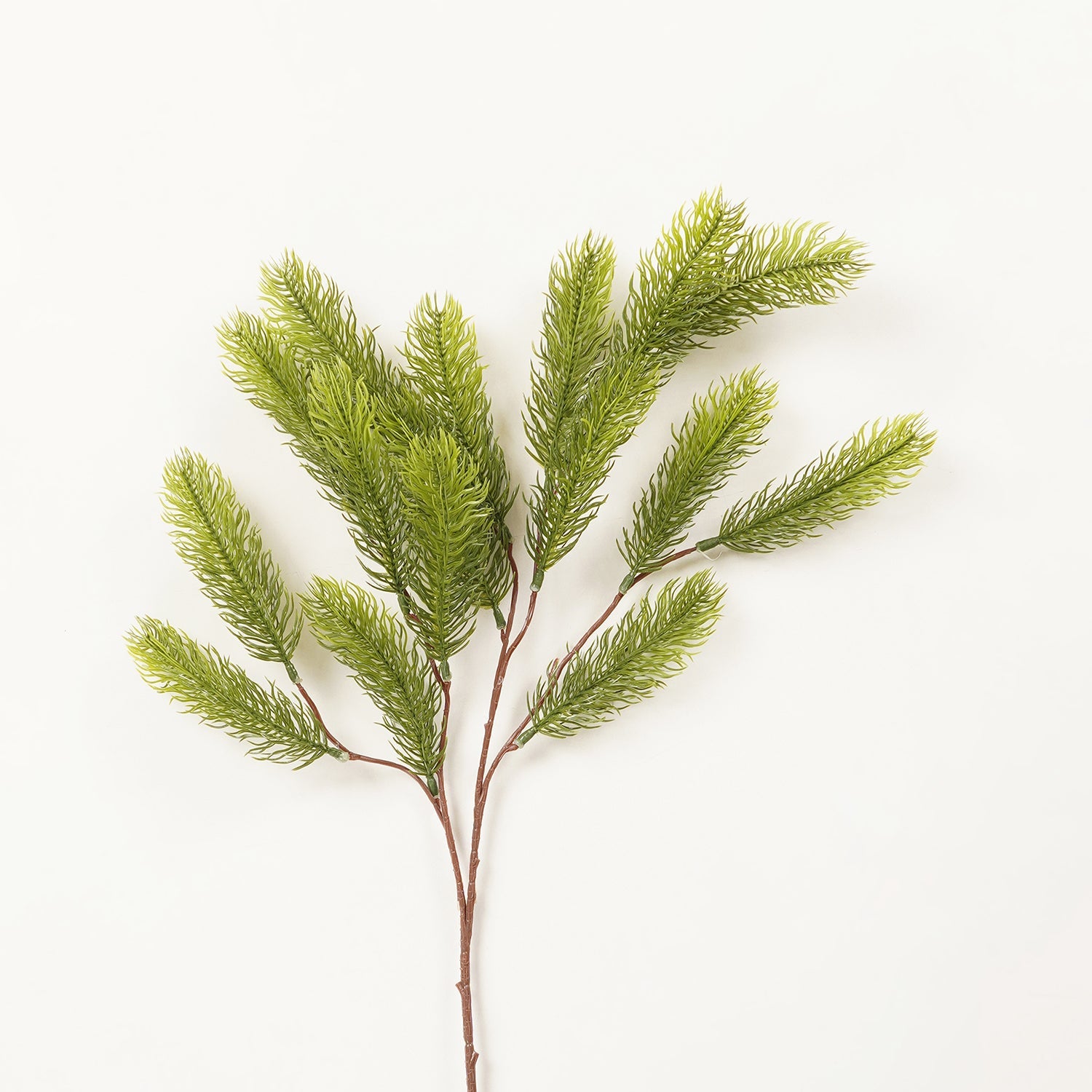 Green Artificial Pine Leaf Spray - Single