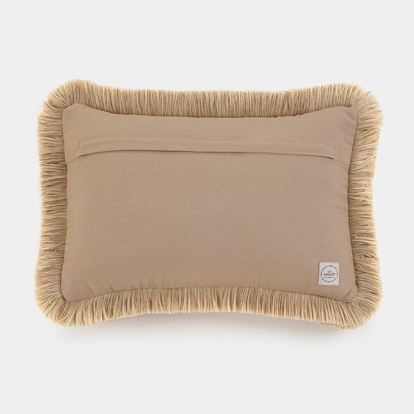 Green Embroidered Rectangle Cushion Cover