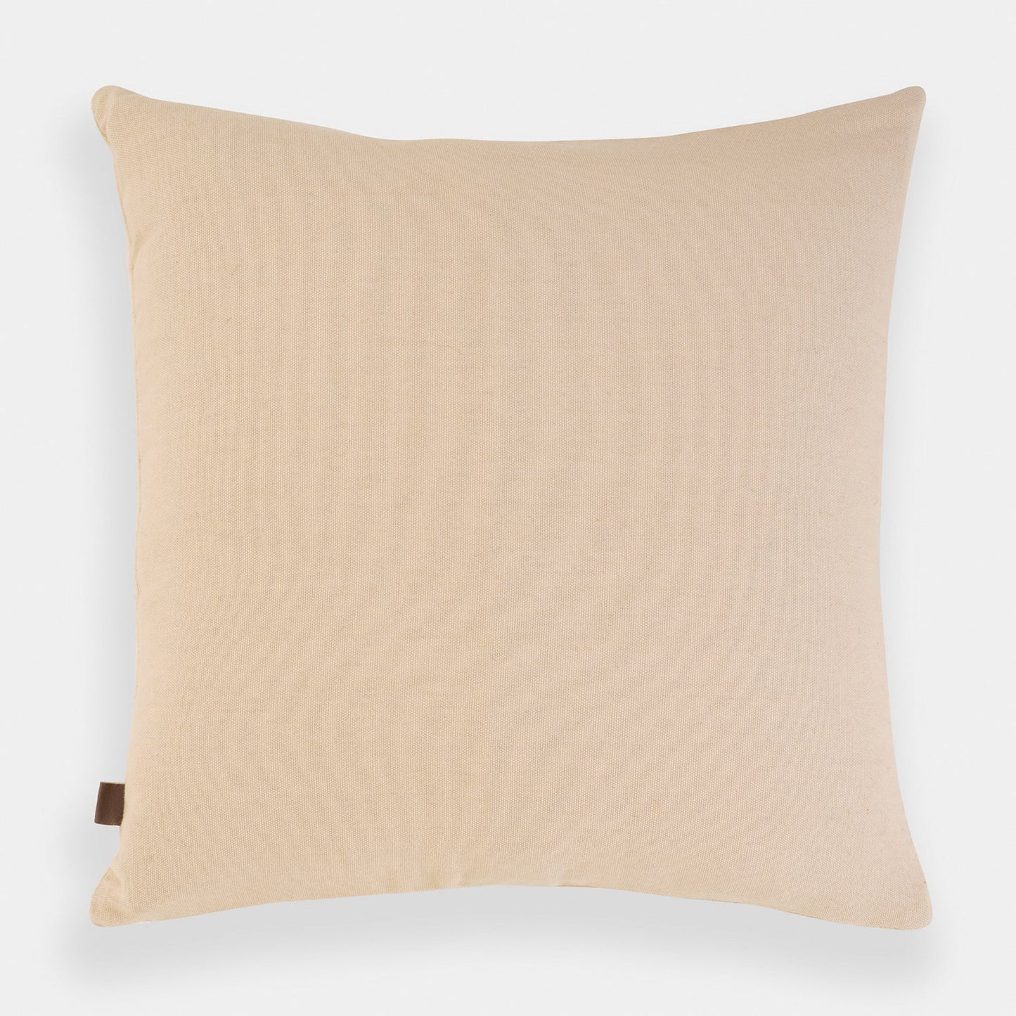 Beige Cushion Cover with Embroidery