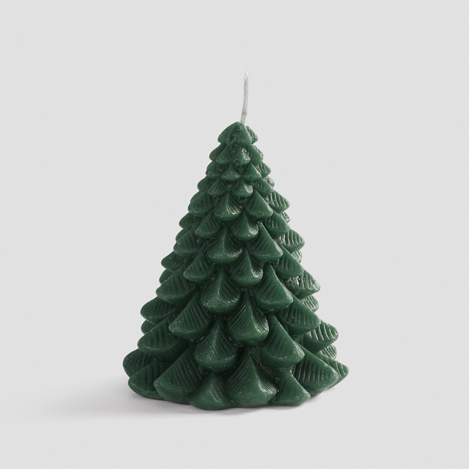 Green Christmas Tree Shaped Candle