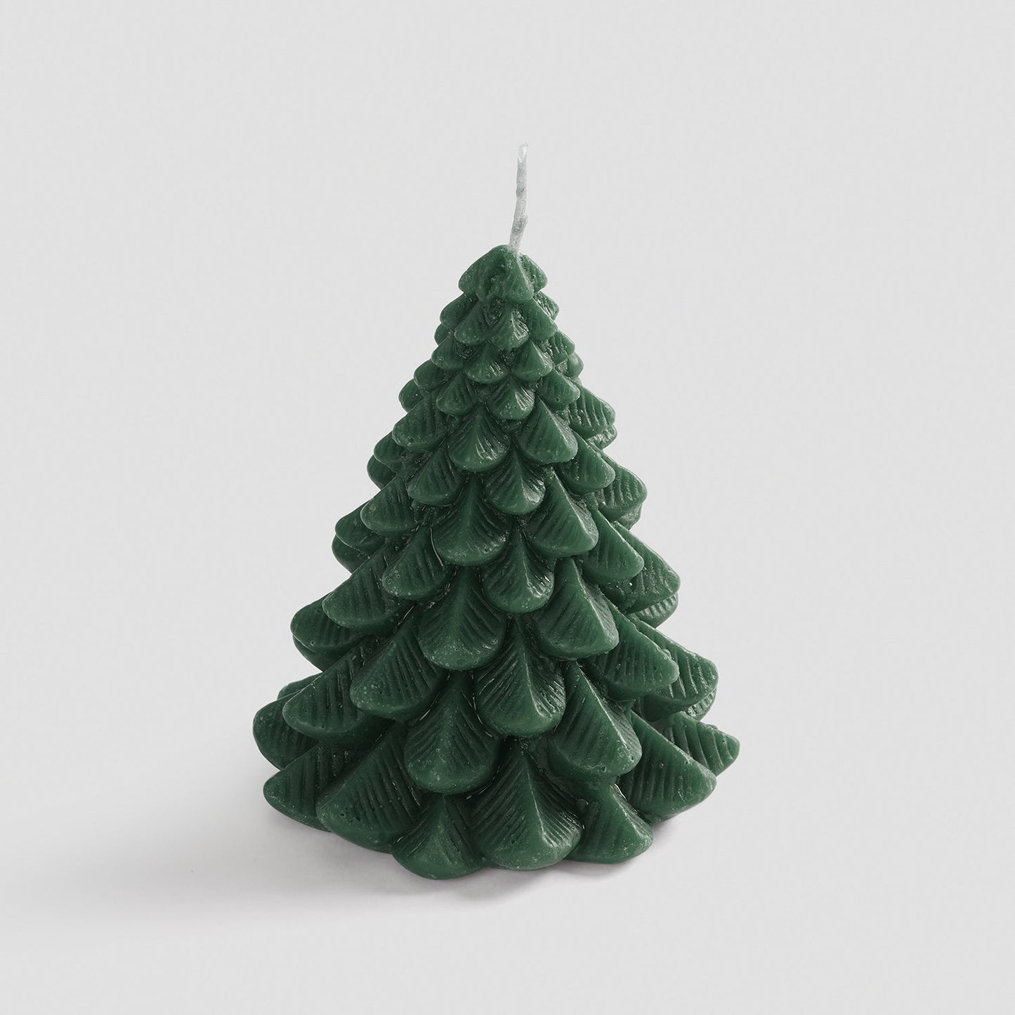 Green Christmas Tree Shaped Candle