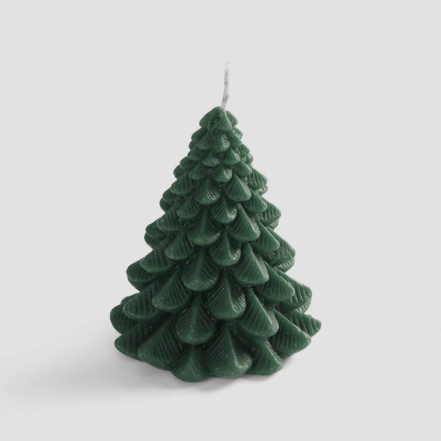Green Christmas Tree Shaped Candle