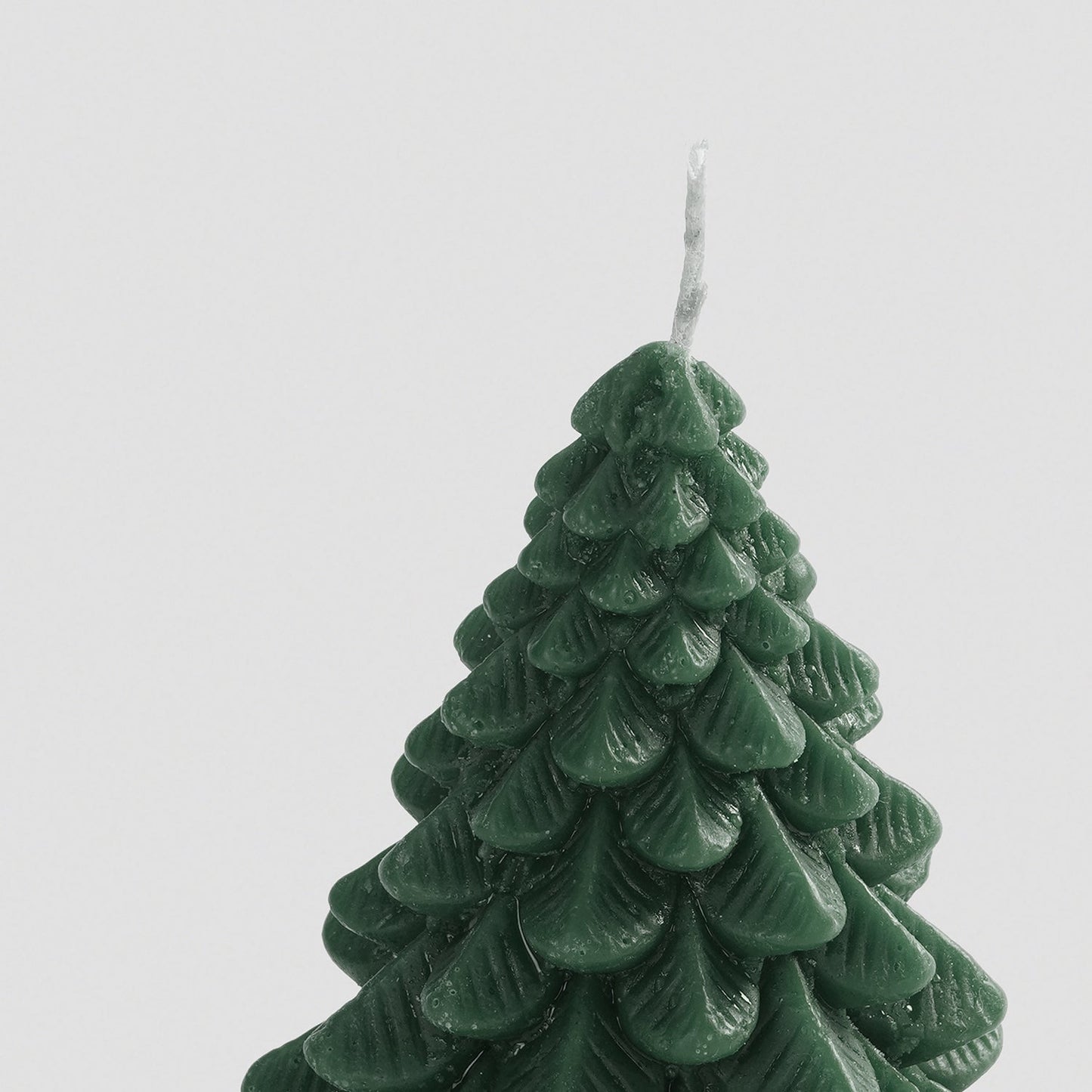 Green Christmas Tree Shaped Candle