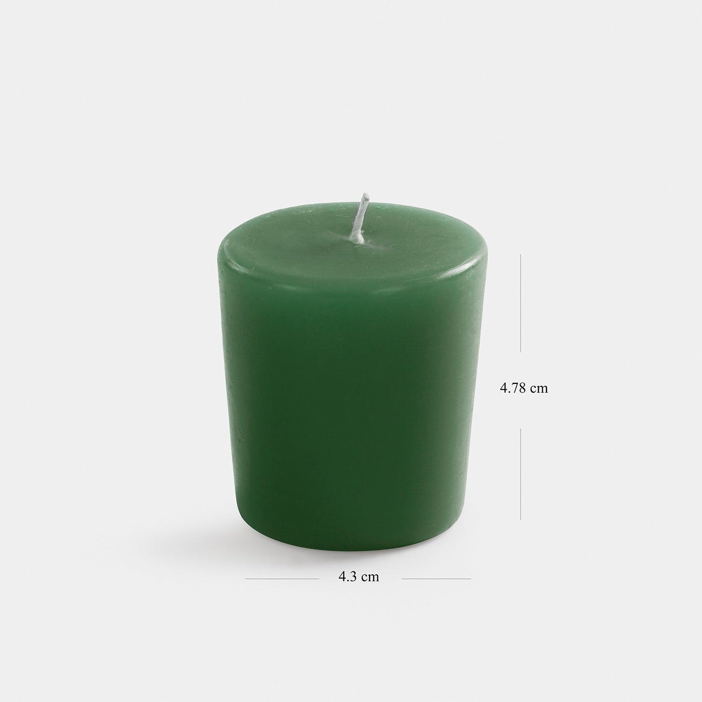 Set Of 4 Green Spiced Apple Votive Candles