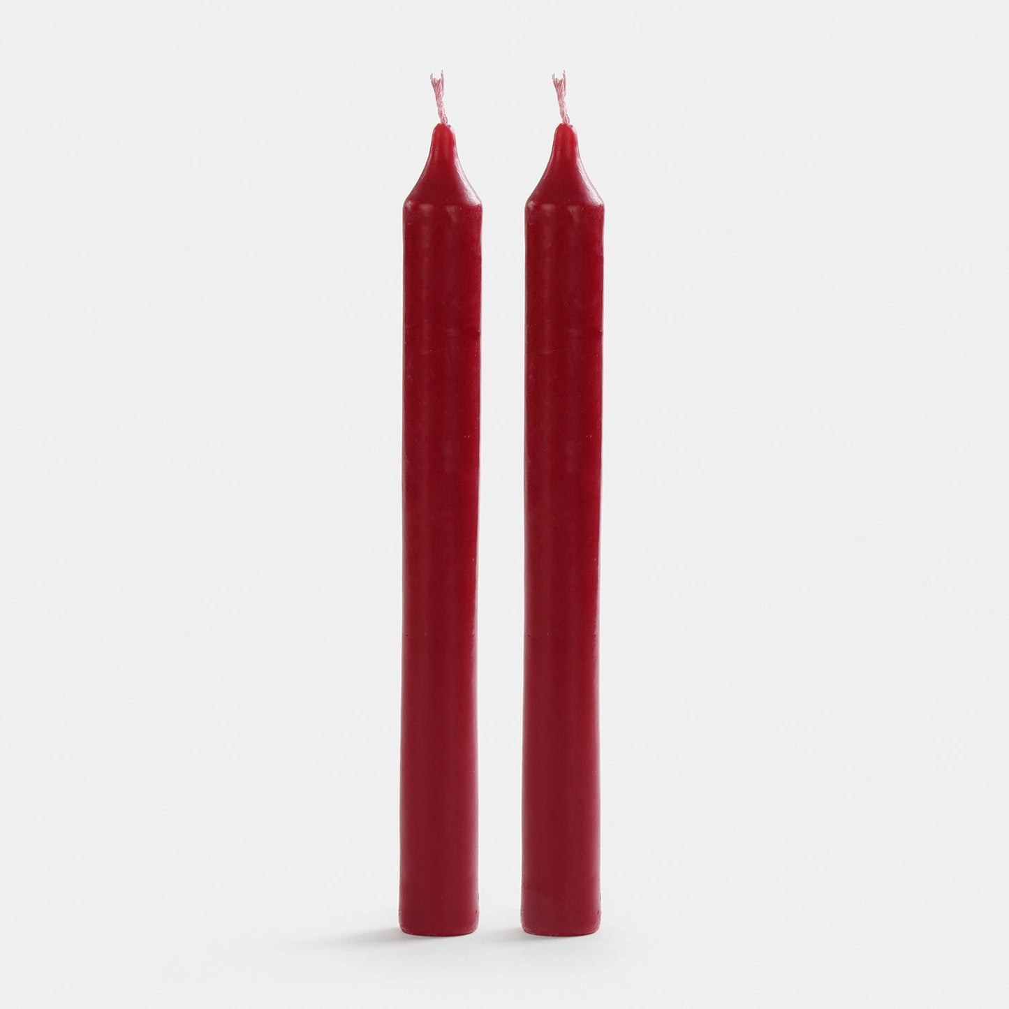 Set of 2 Red Spiced Apple Tapered Candles
