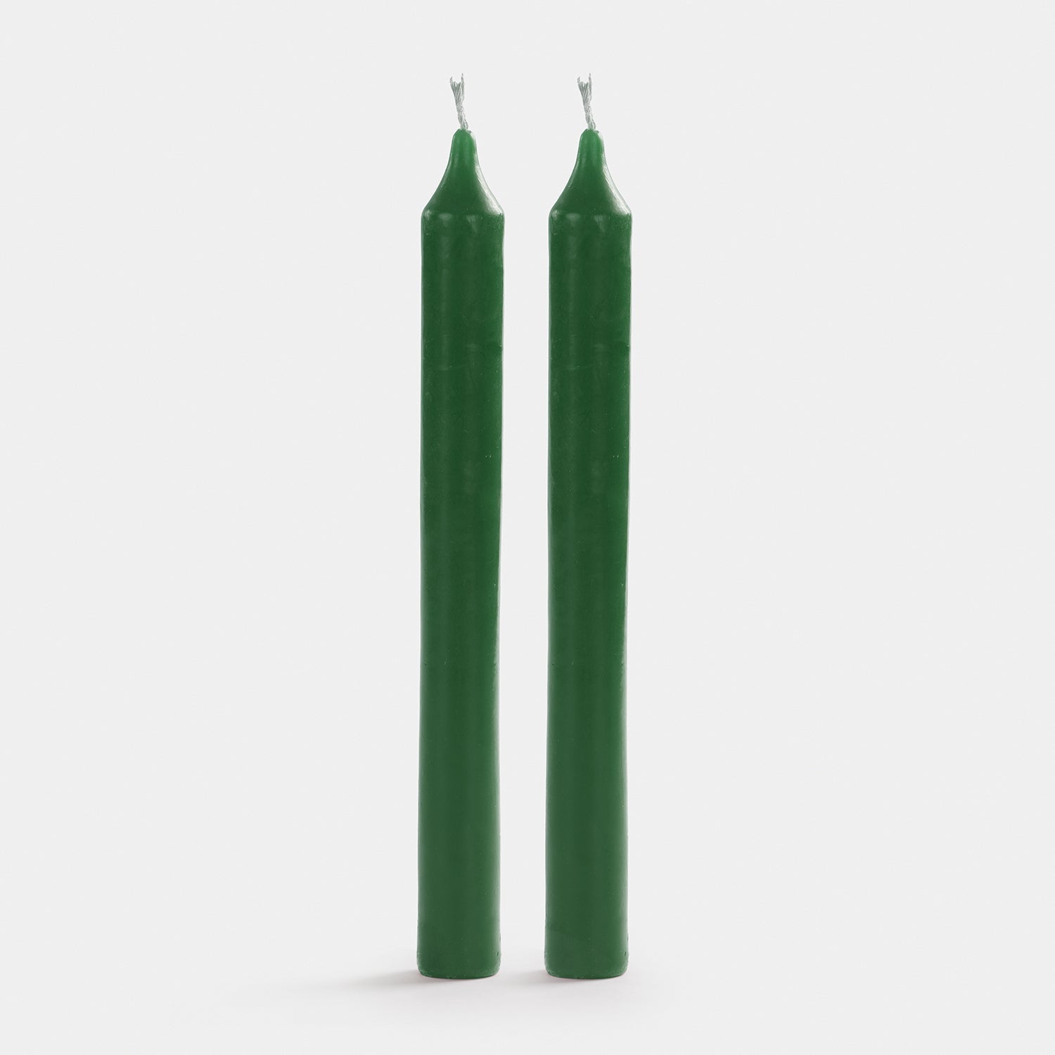 Set of 2 Green Spiced Apple Tapered Candles
