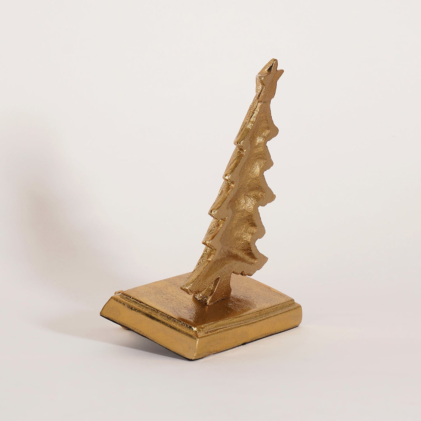 Gold Metal Christmas Tree Stocking Holder