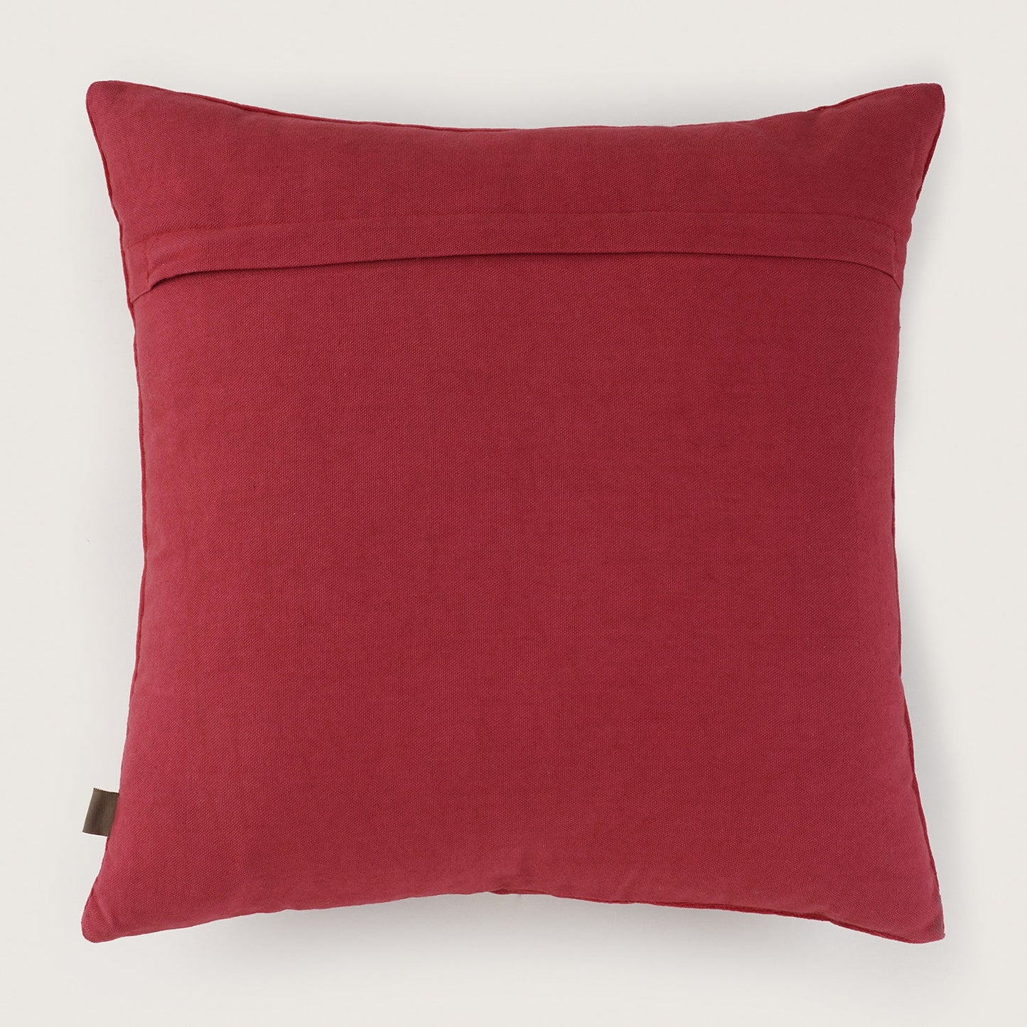 Red Christmas Tree Embroidered Square Cushion Cover