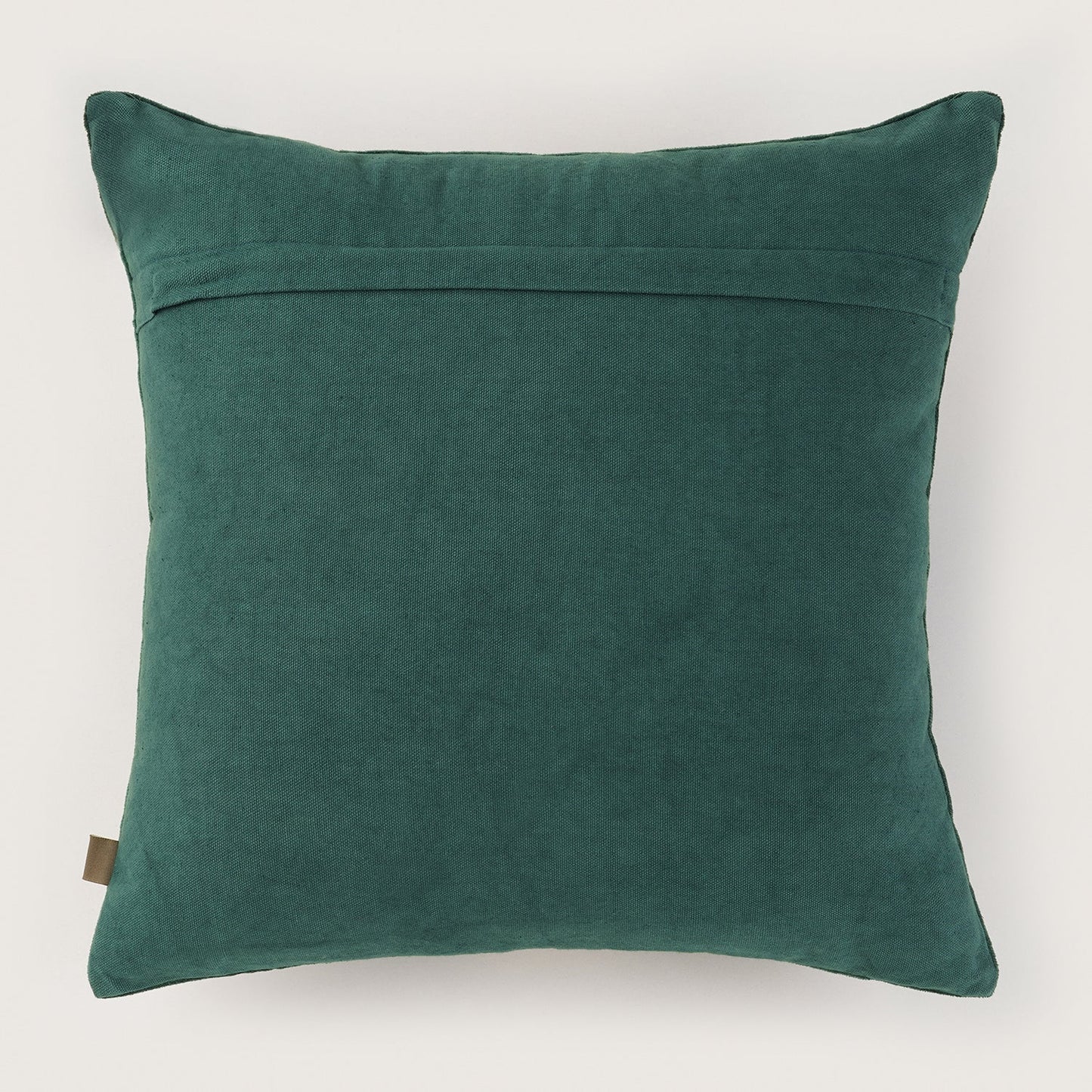 Green Christmas Tree Embroidered Square Cushion Cover
