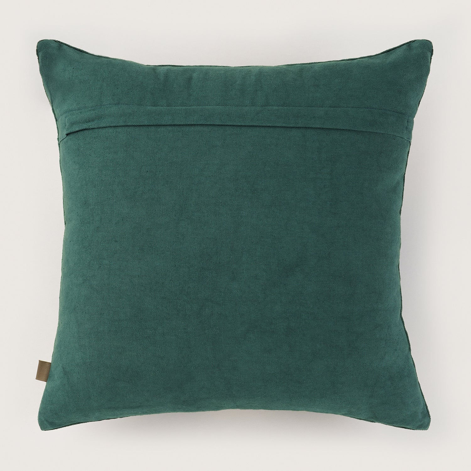 Green Christmas Tree Embroidered Square Cushion Cover