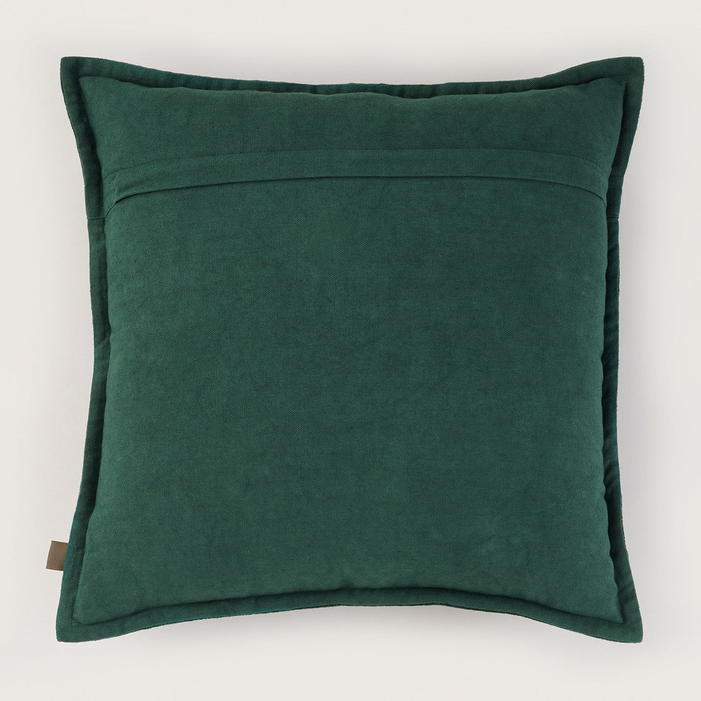 Green Joy Embroidered Square Cushion Cover