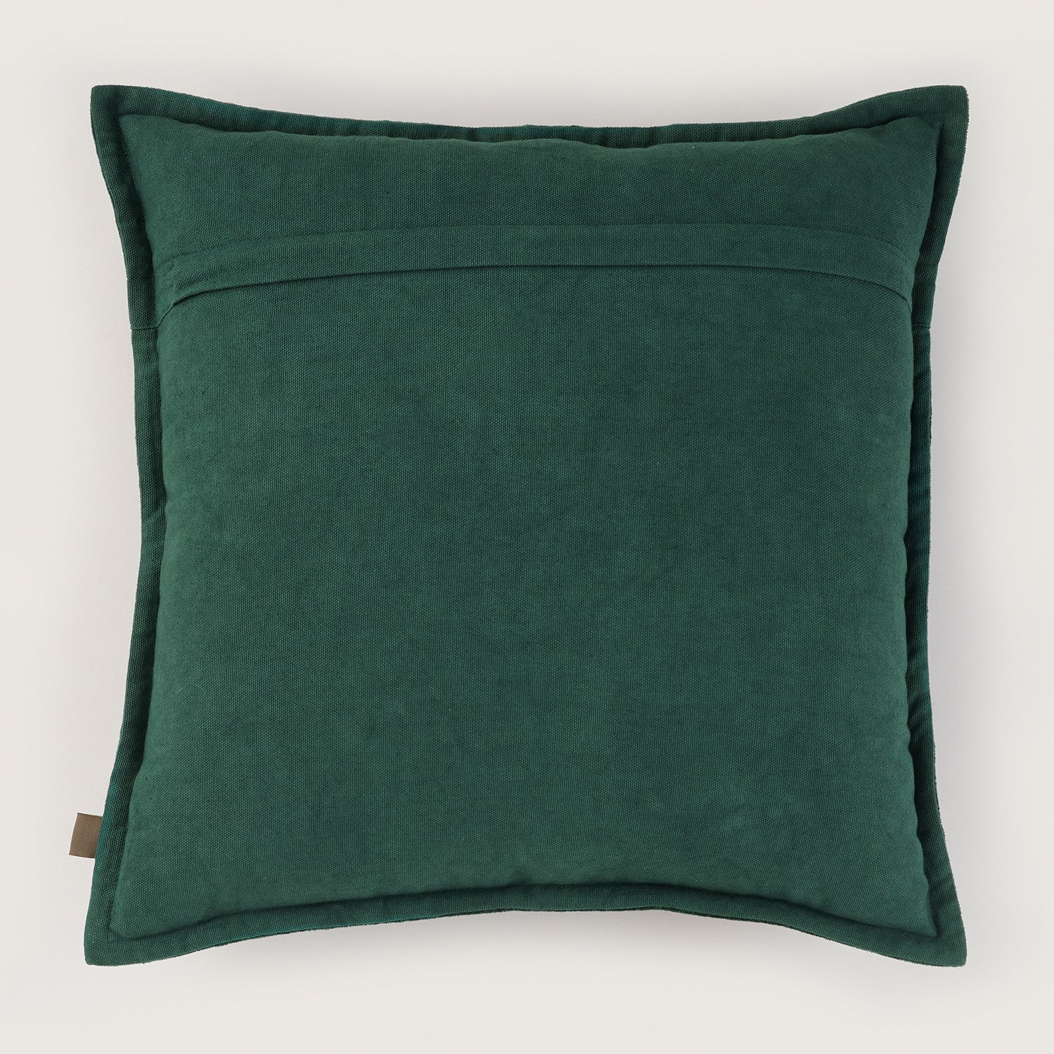 Green Joy Embroidered Square Cushion Cover
