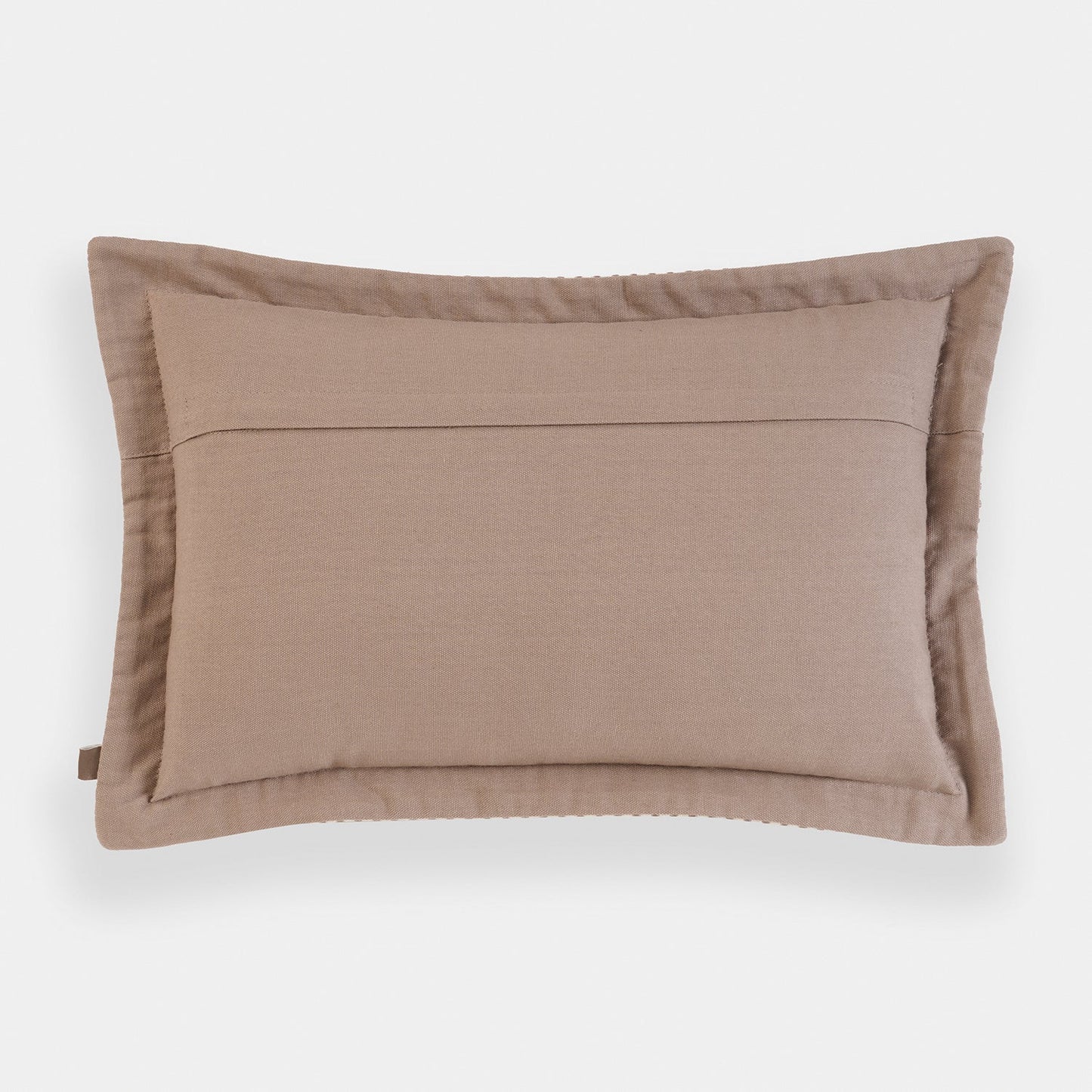 Off White Edge Embroidered Rectangle Cushion Cover