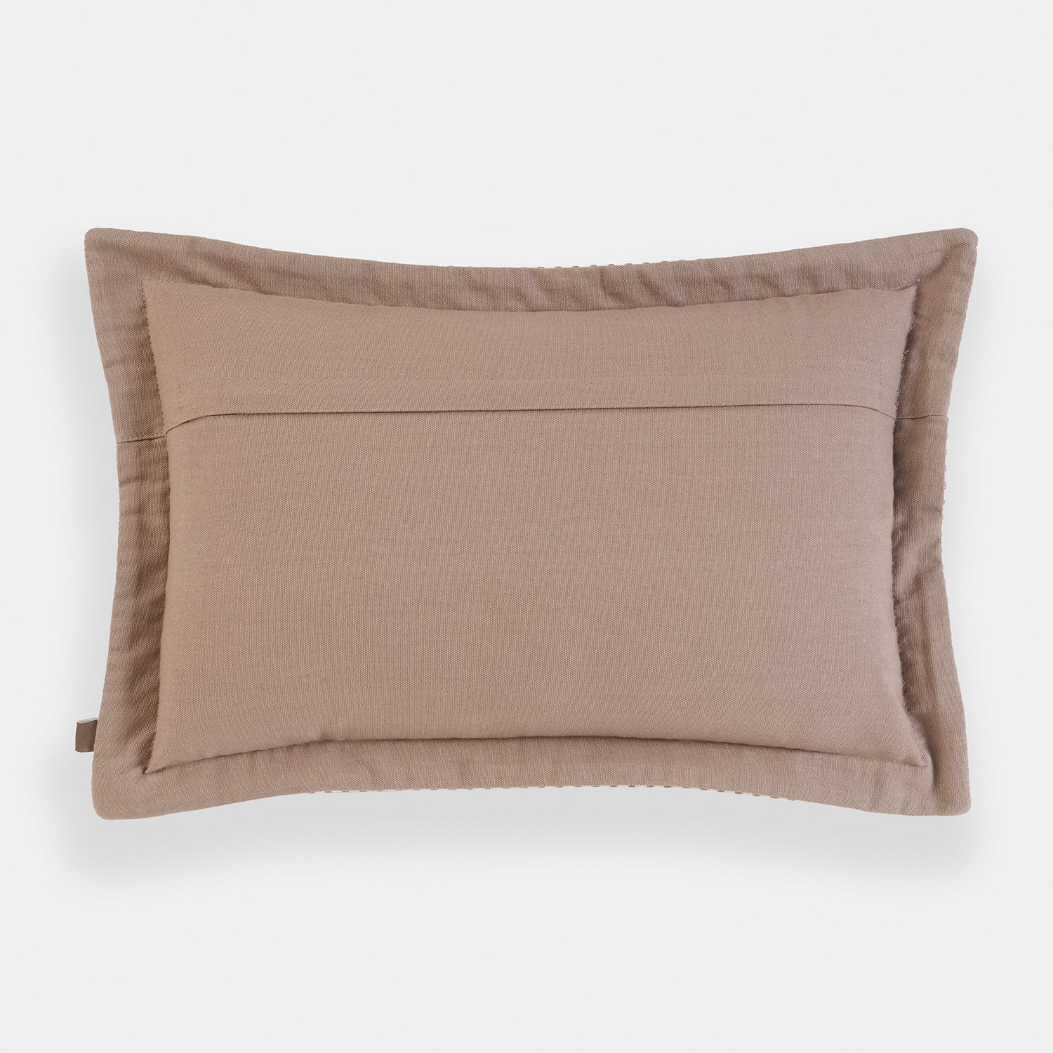 Off White Edge Embroidered Rectangle Cushion Cover