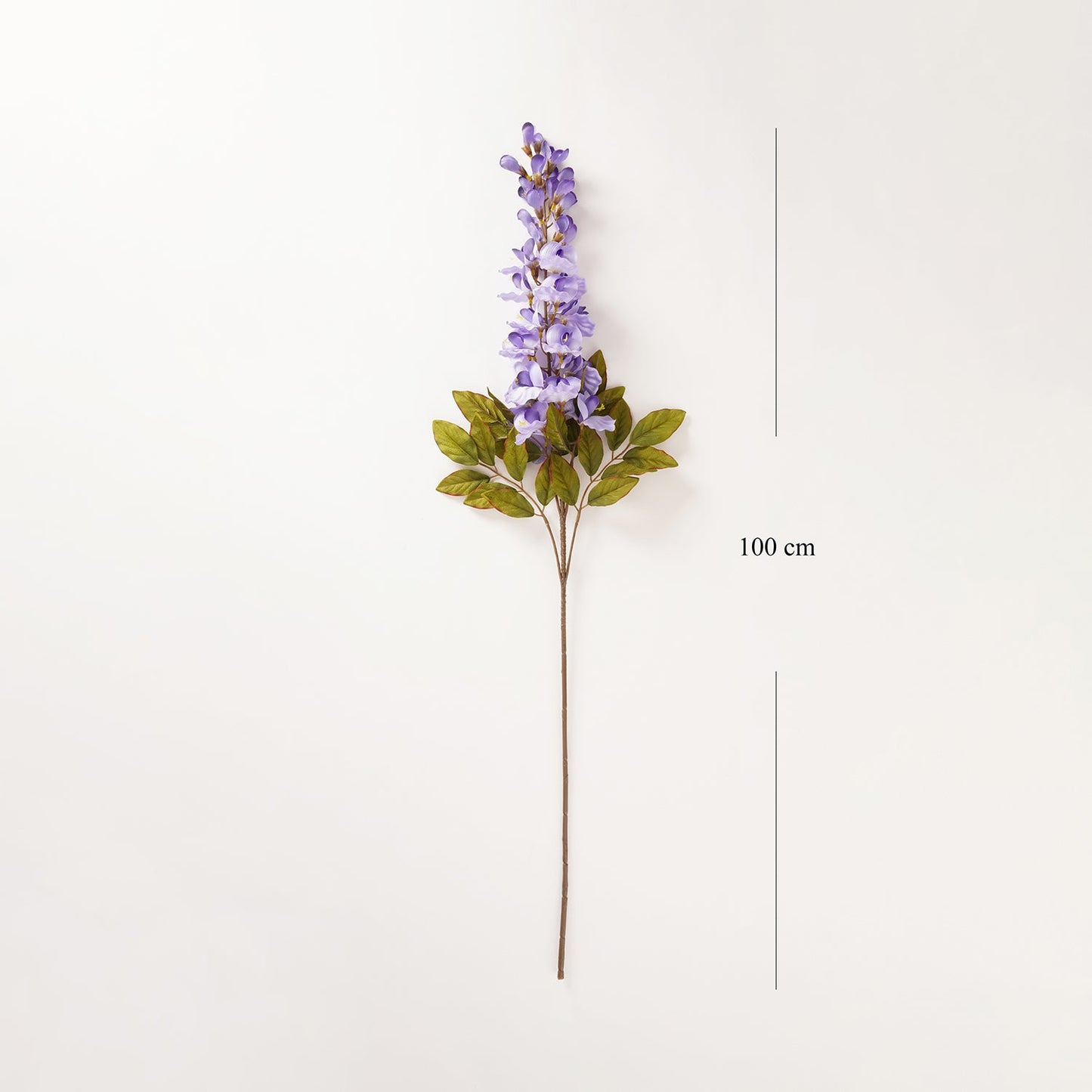 Purple Artificial Bean Flower Stem - Single