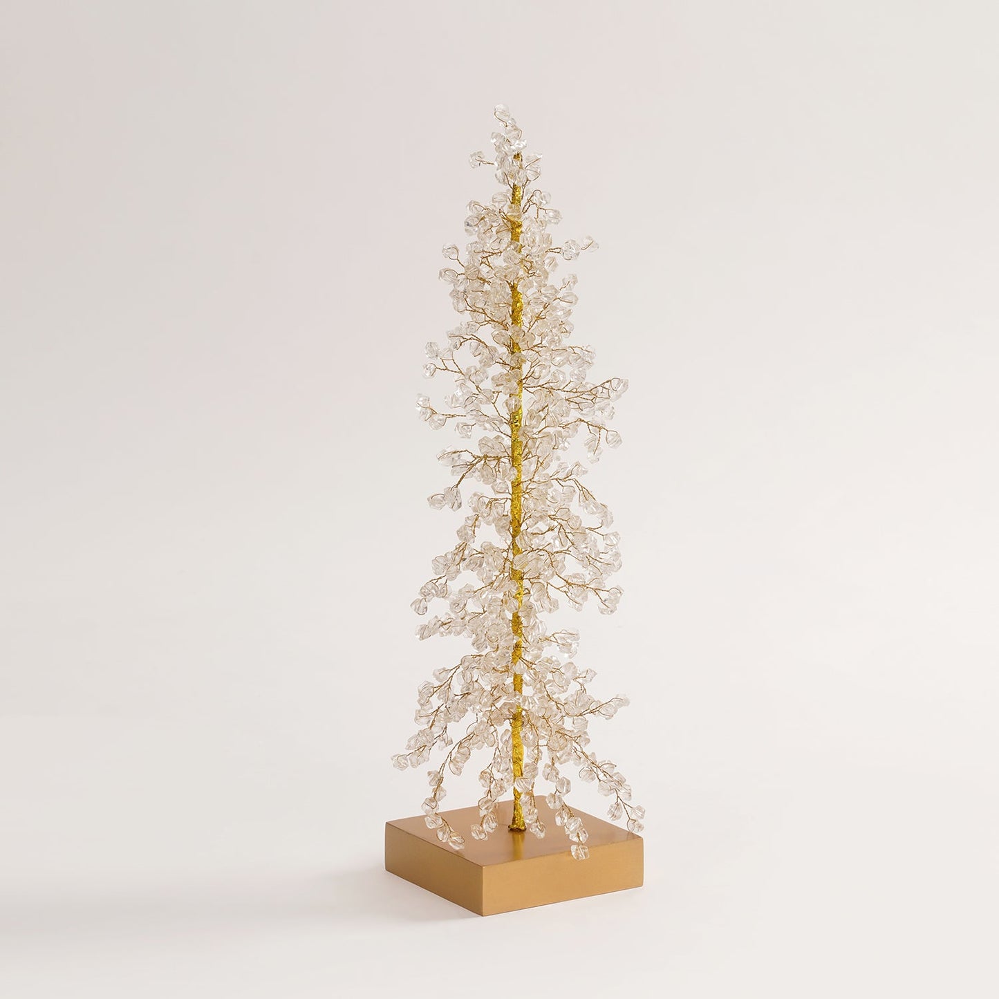 White Stone Embellished Christmas Tree - Large