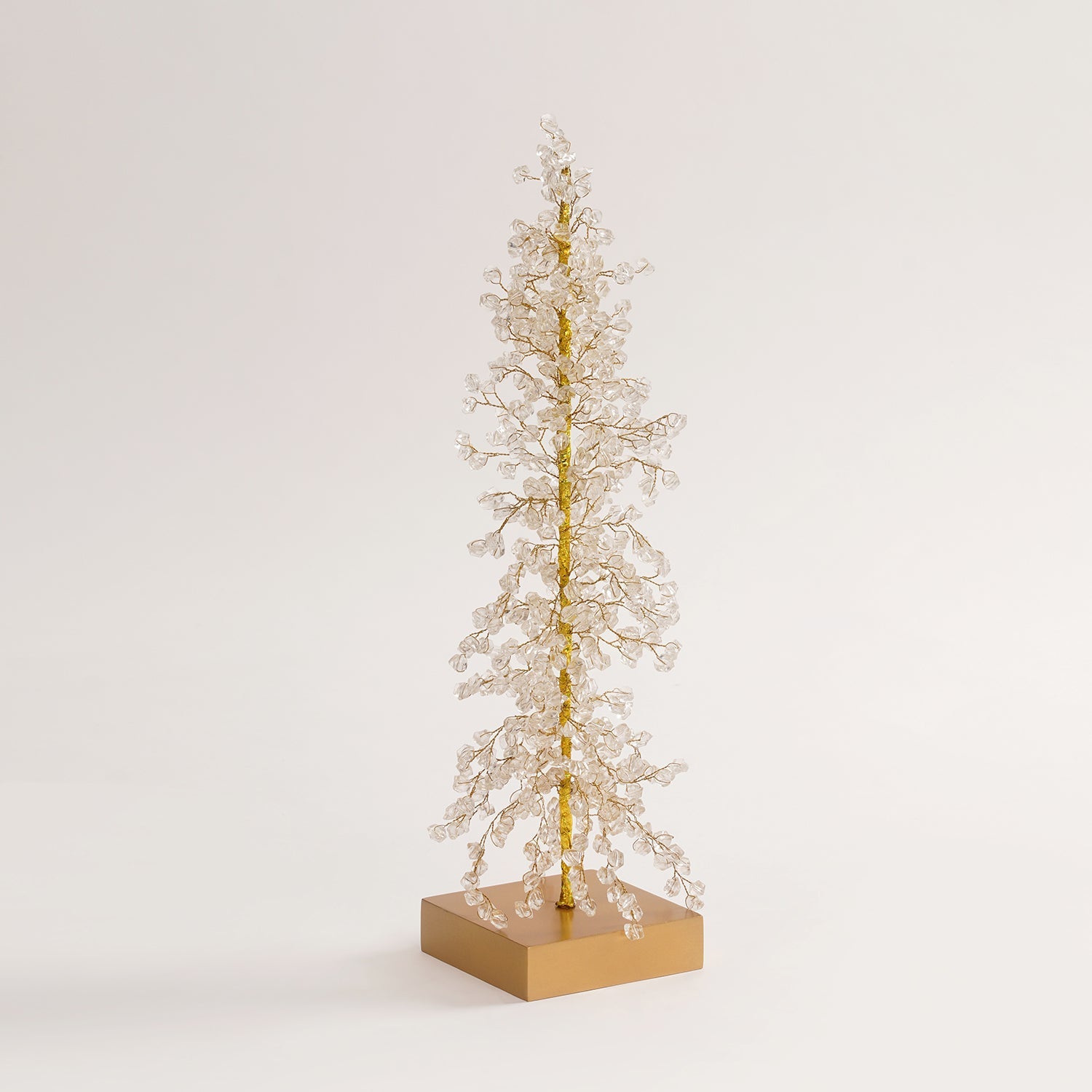 White Stone Embellished Christmas Tree - Large