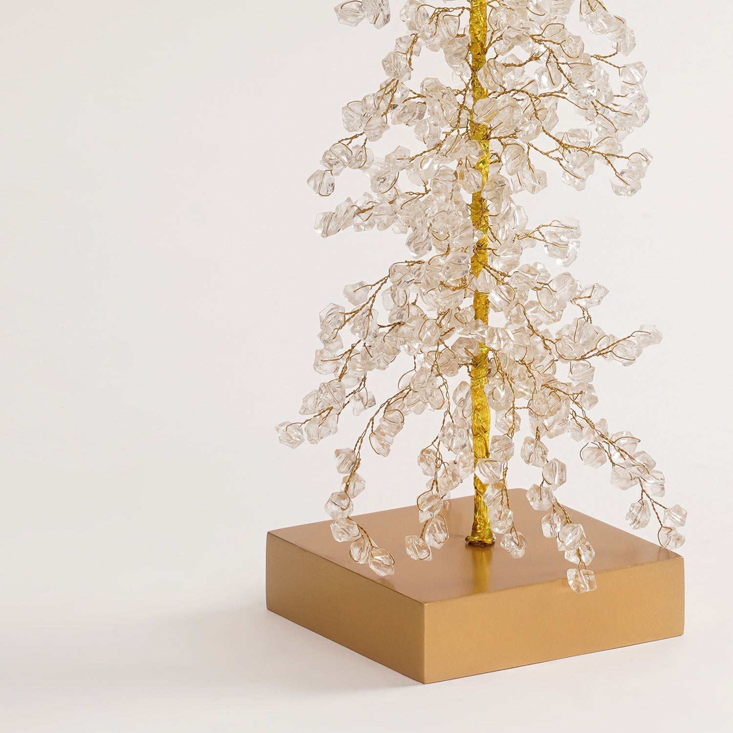 White Stone Embellished Christmas Tree - Large