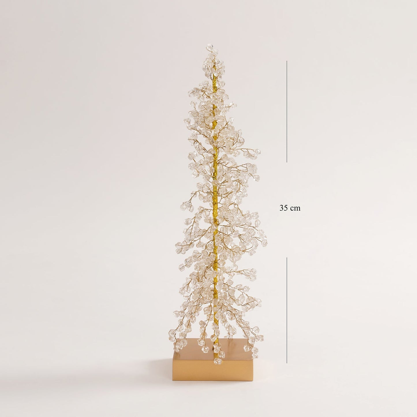 White Stone Embellished Christmas Tree - Large