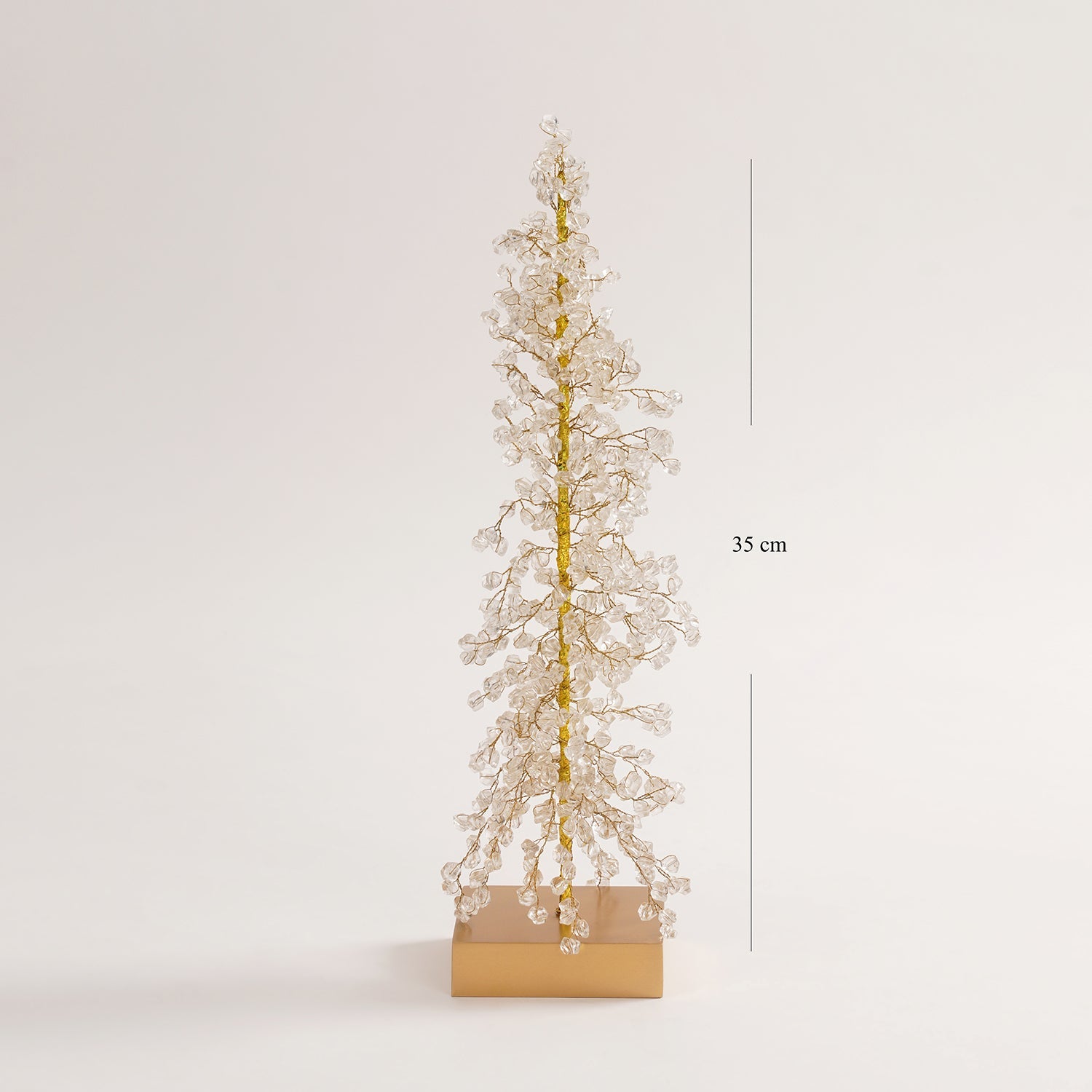 White Stone Embellished Christmas Tree - Large