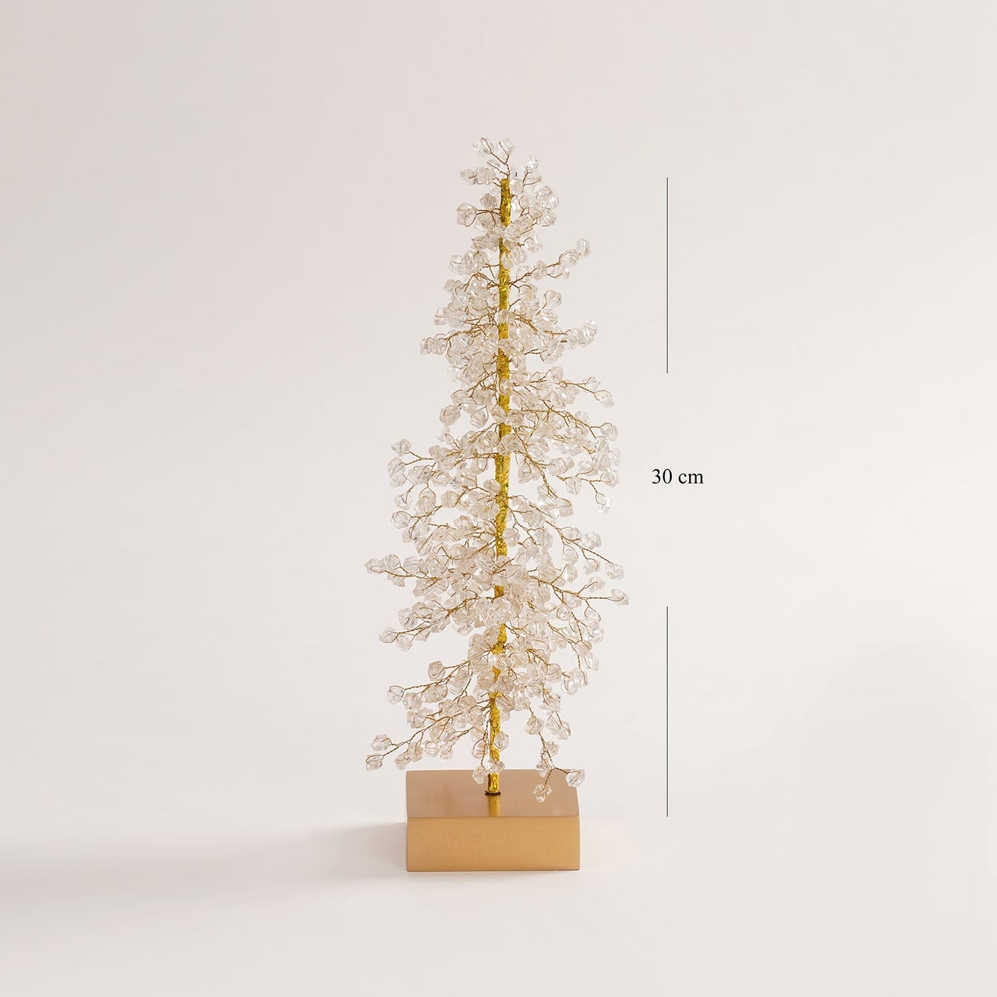 White Stone Embellished Christmas Tree - Small