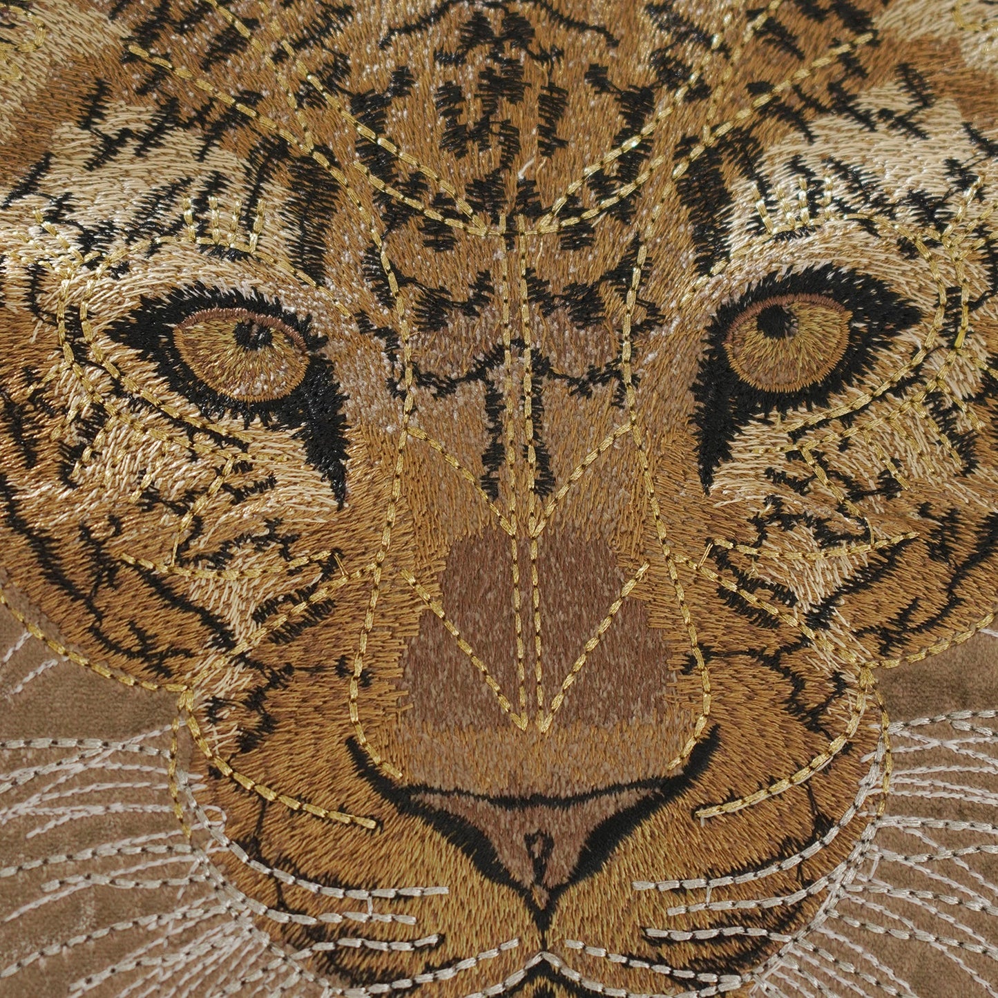 Taupe Leopard Cushion Cover