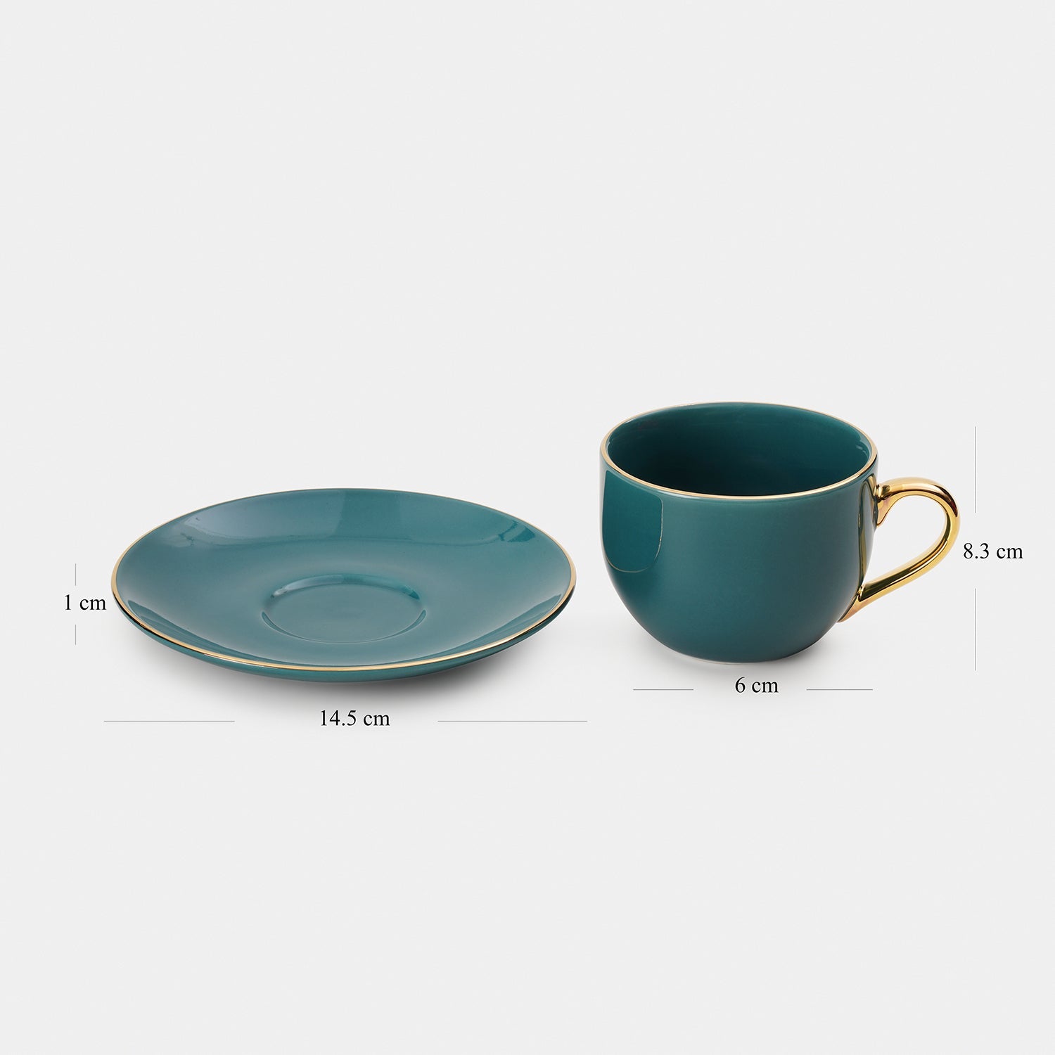PHL X Newby English Breakfast Black Tea Cup & Saucer Set