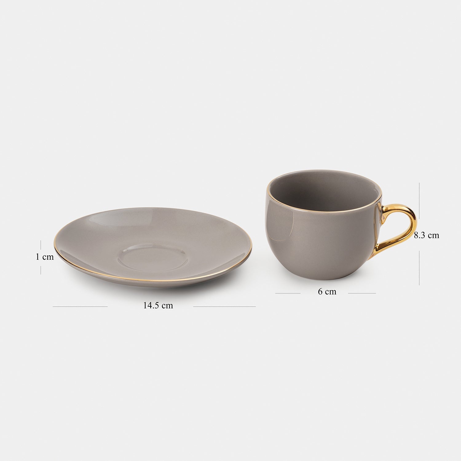 PHL X Newby Black Tea & Thyme Tea Cup & Saucer Set