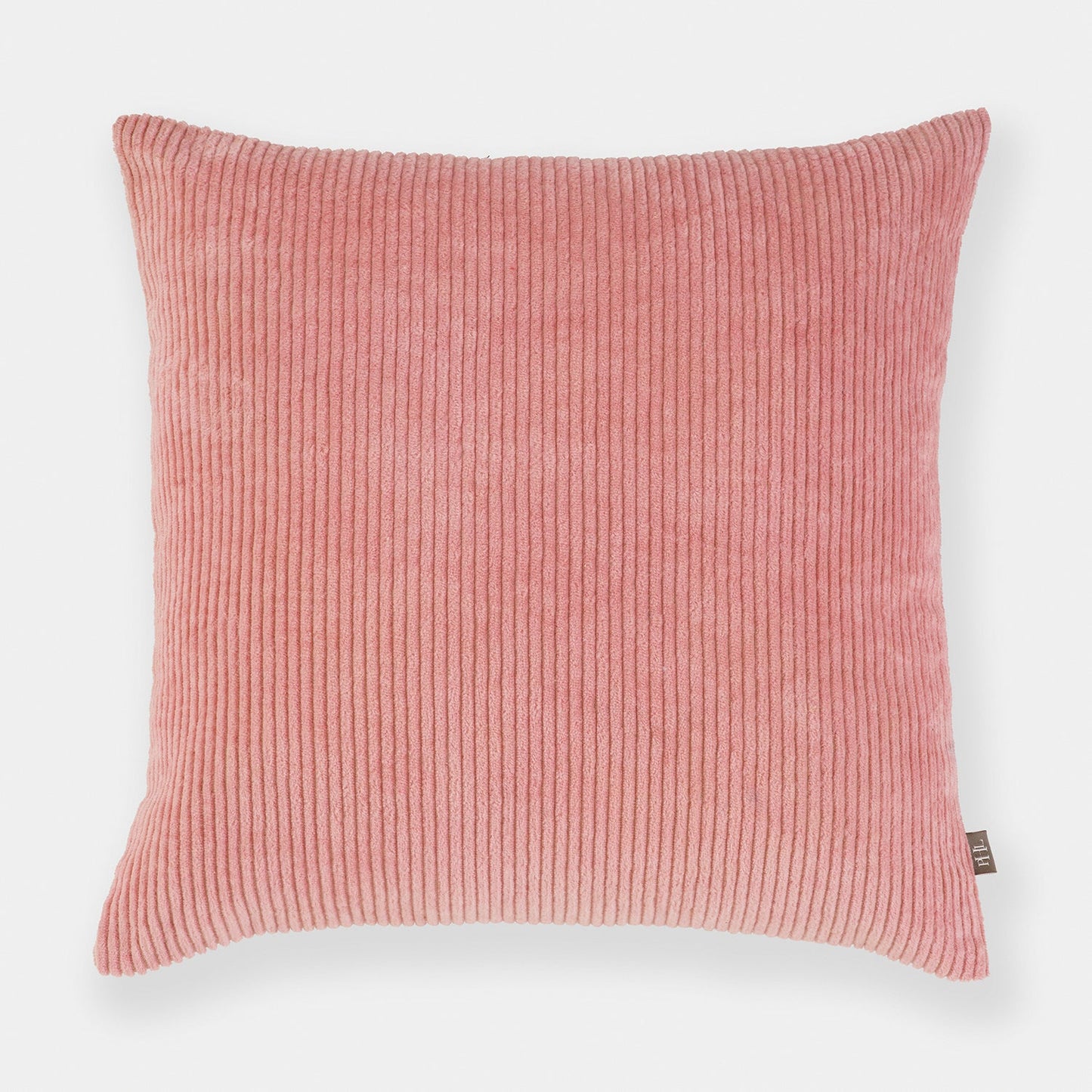 Pink Textured Cotton Cushion Cover