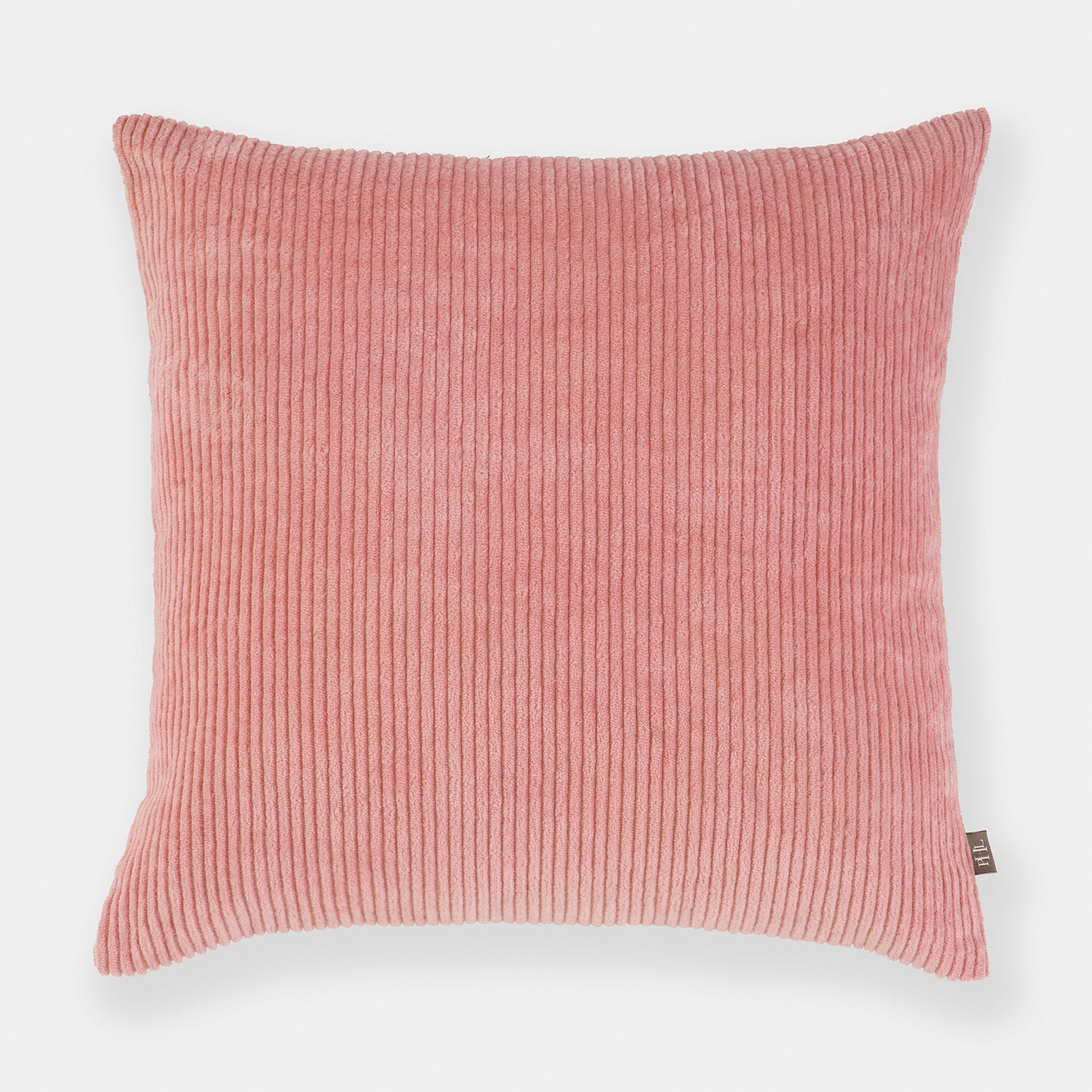 Pink Textured Cotton Cushion Cover