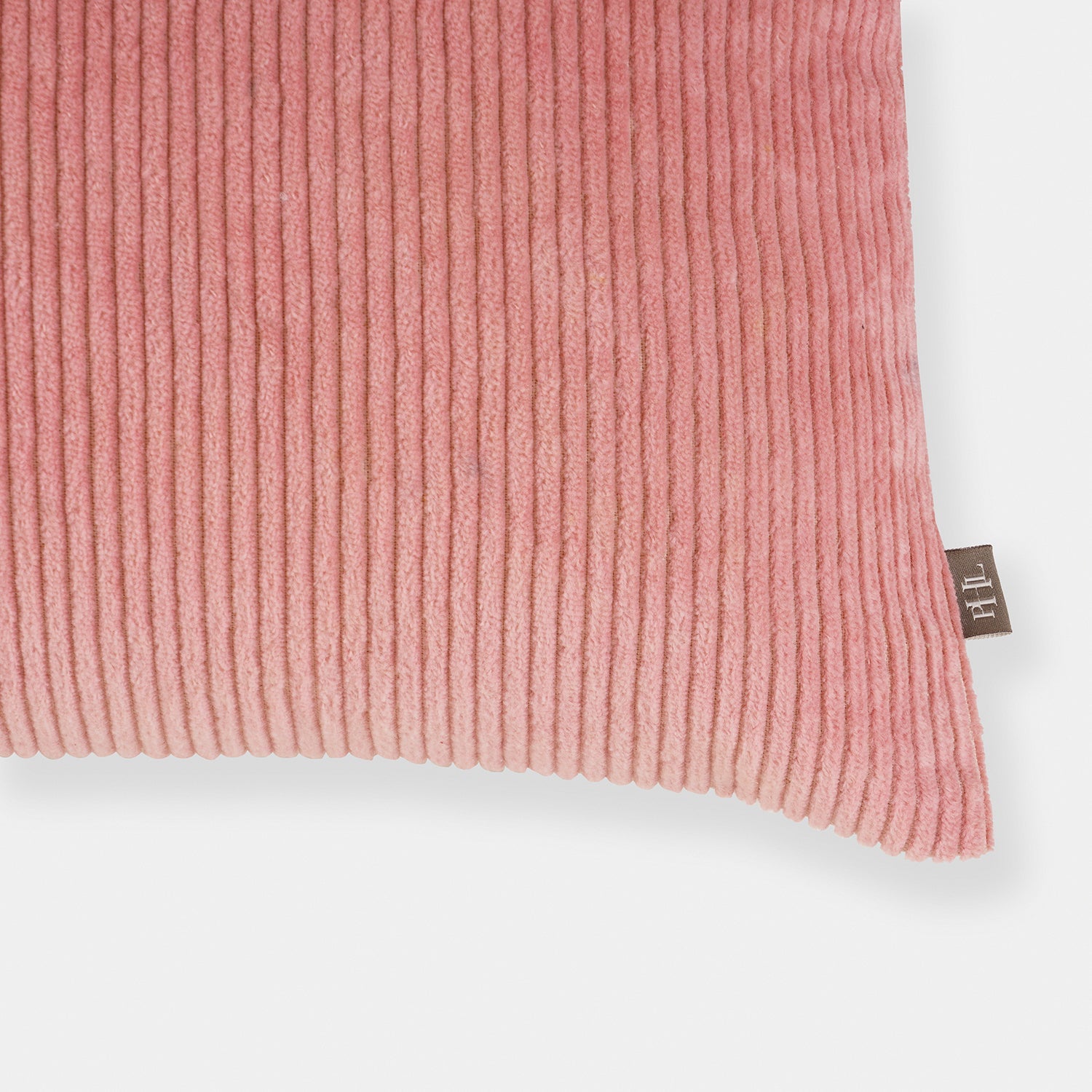Pink Textured Cotton Cushion Cover