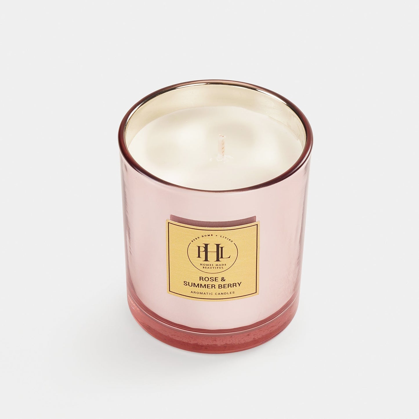 Pink Summer & Rose Berry Wax Filled Jar Candle