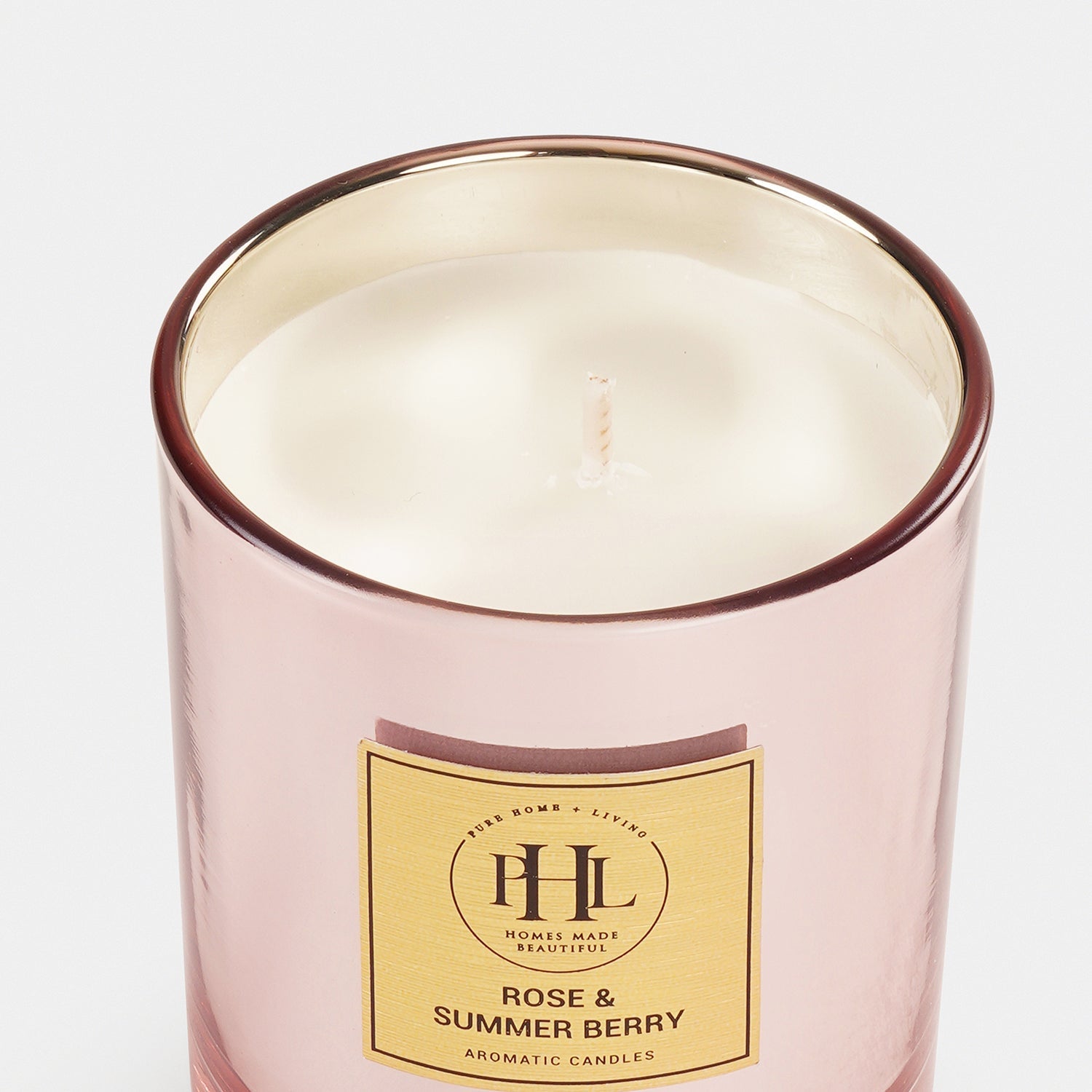 Pink Summer & Rose Berry Wax Filled Jar Candle
