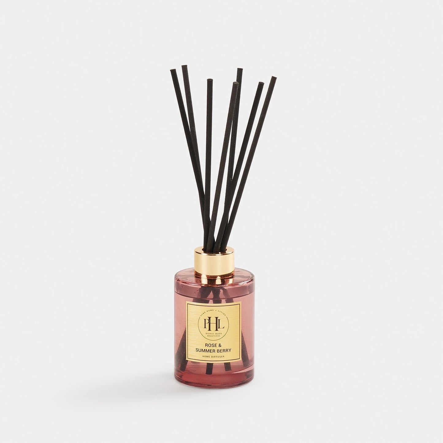 Pink Summer & Rose Berry Glass Reed Diffuser
