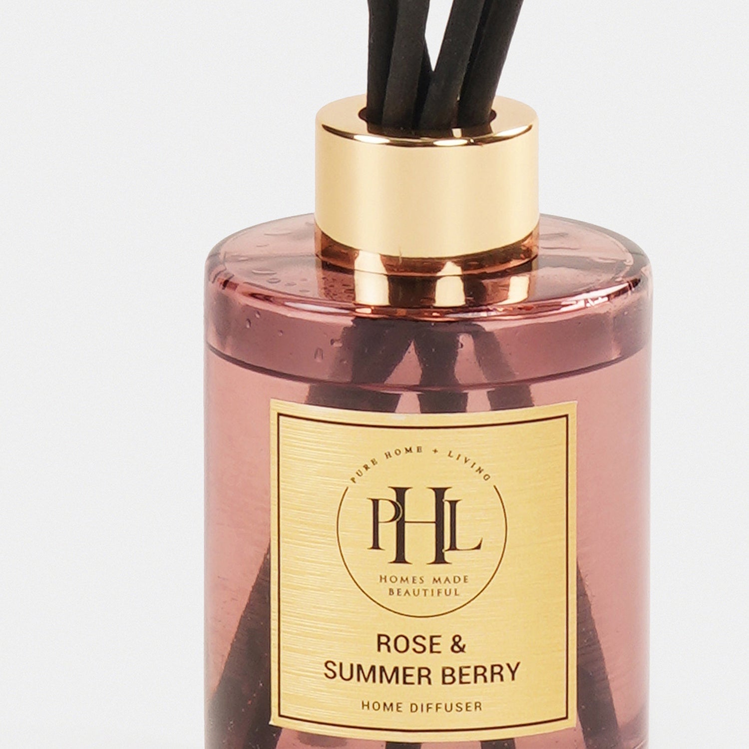 Pink Summer & Rose Berry Glass Reed Diffuser