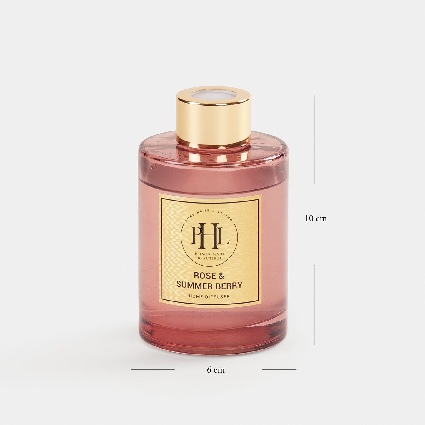 Pink Summer & Rose Berry Glass Reed Diffuser