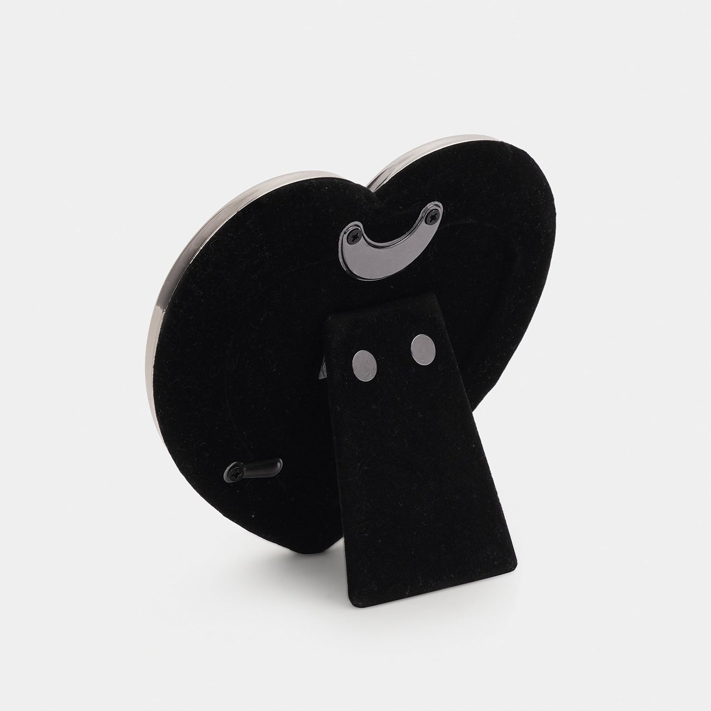 Silver Heart Shaped Photo Frame