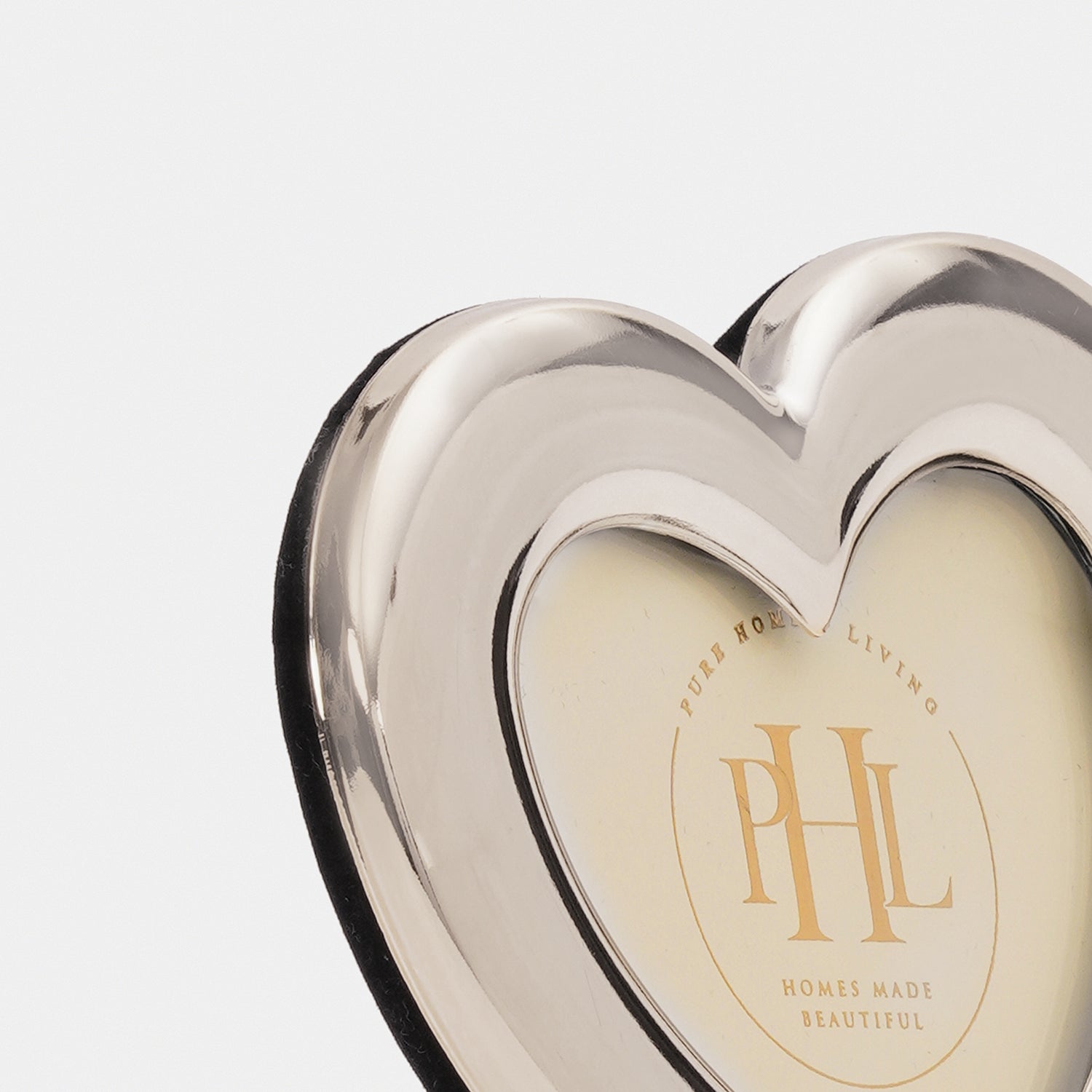 Silver Heart Shaped Photo Frame