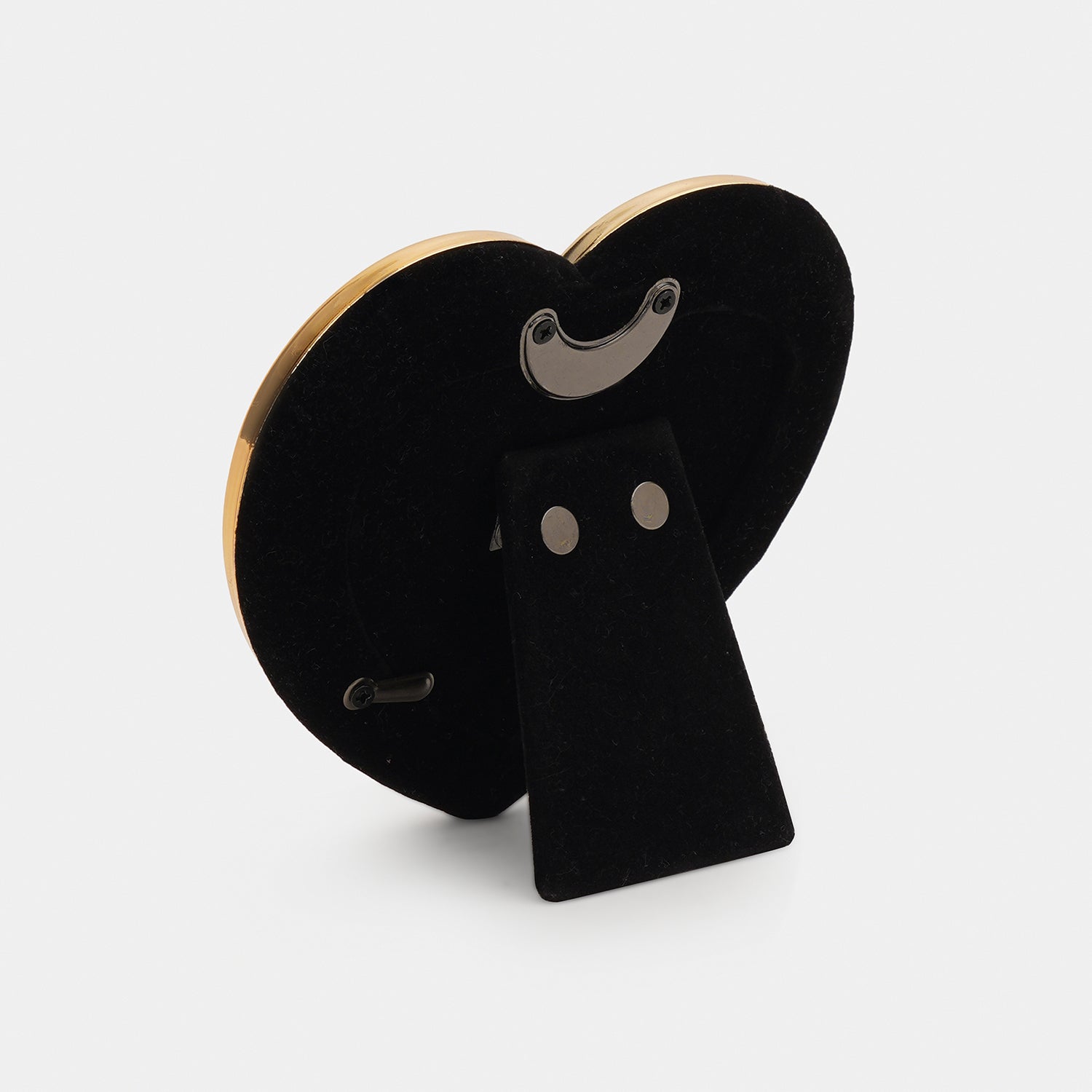 Gold Heart Shaped Photo Frame