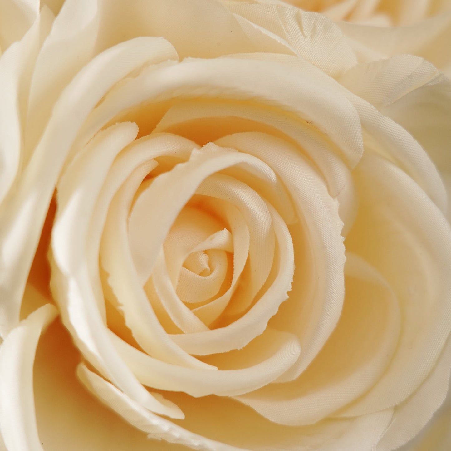 Ivory Artificial Rose Bunch Spray - Single