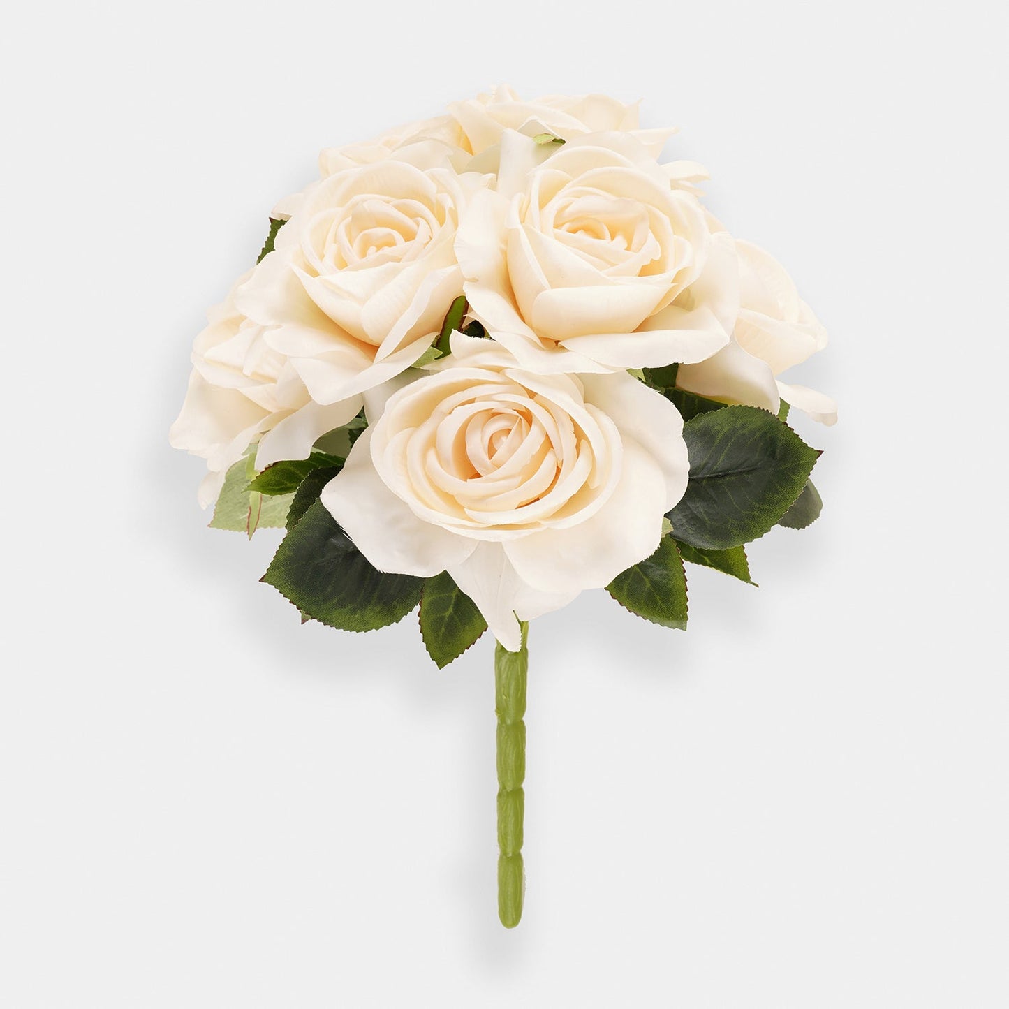 Ivory Artificial Rose Bunch Spray - Single
