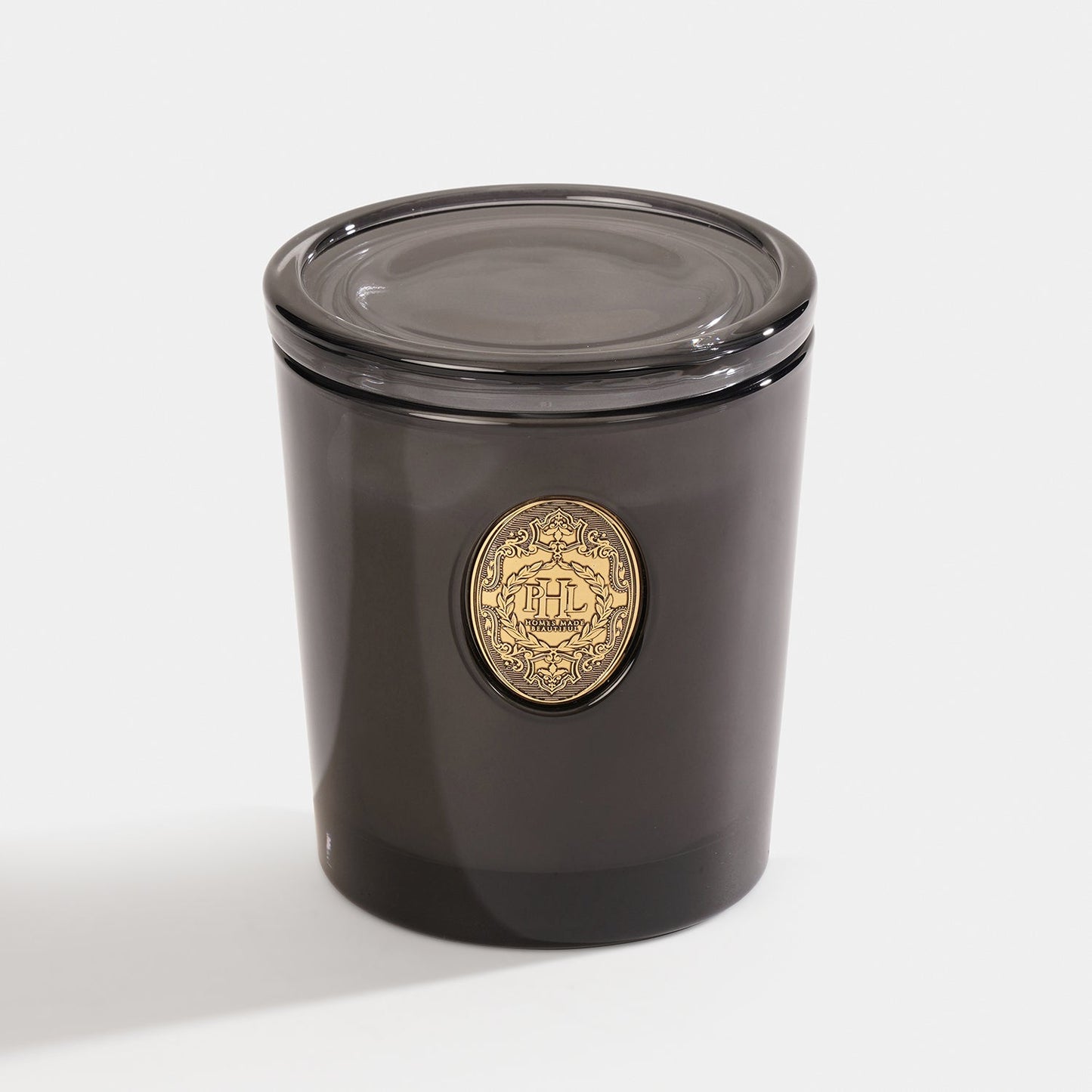 Neroli Scented Wax Filled Glass Candle Jar -Black