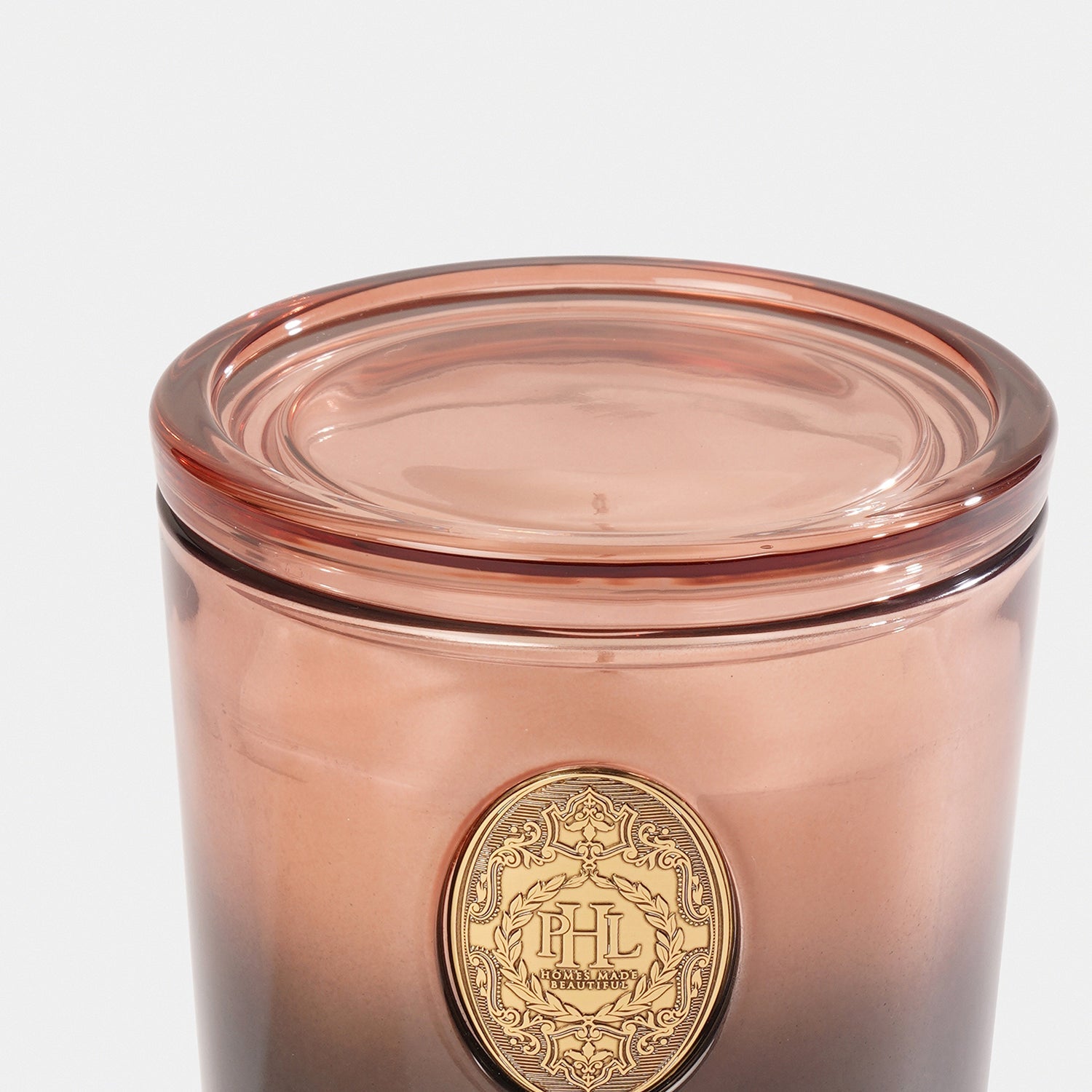 Oud Exotique Scented Wax Filled Glass Candle Jar - Amber Black