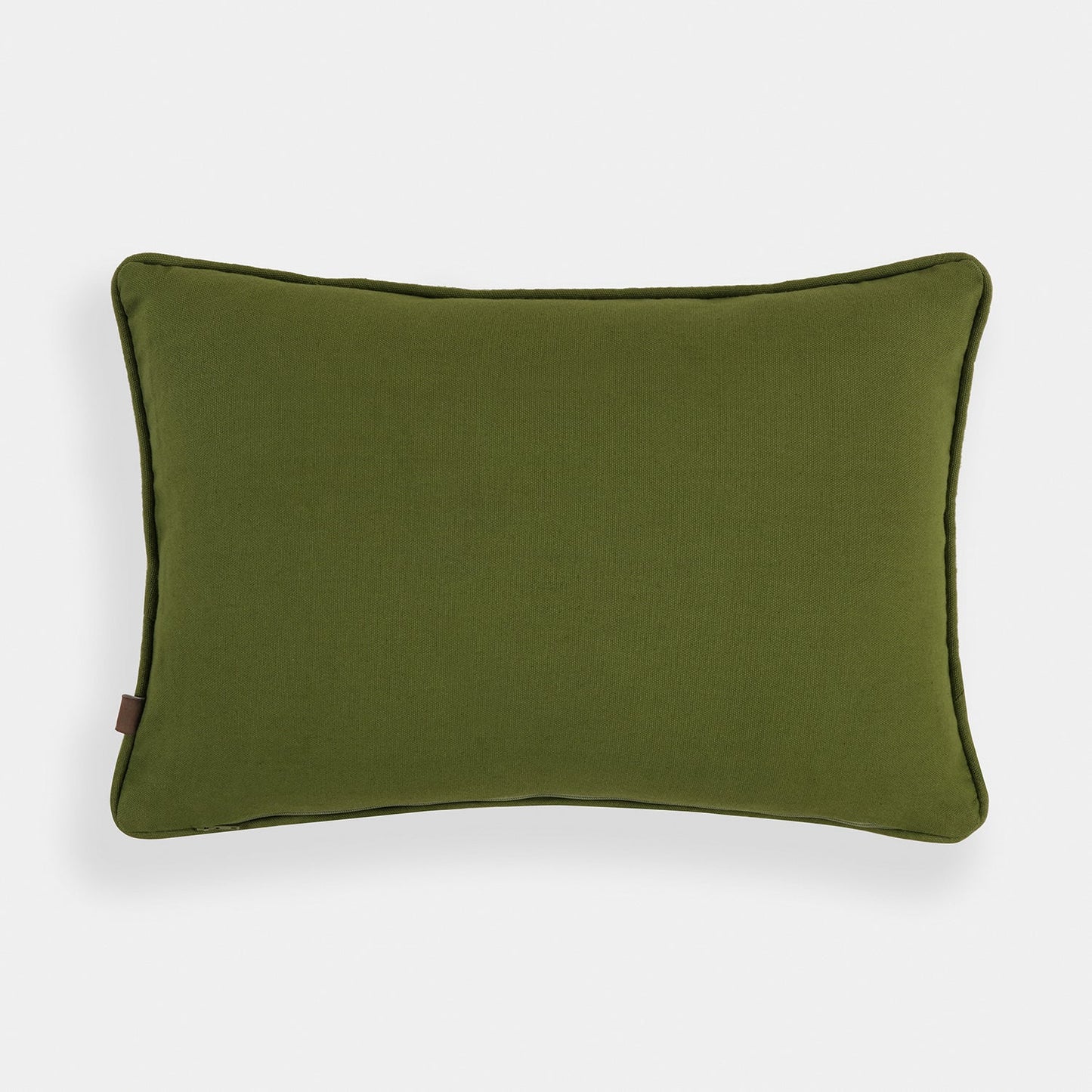Green Lemon Embroidered Velvet Cushion Cover