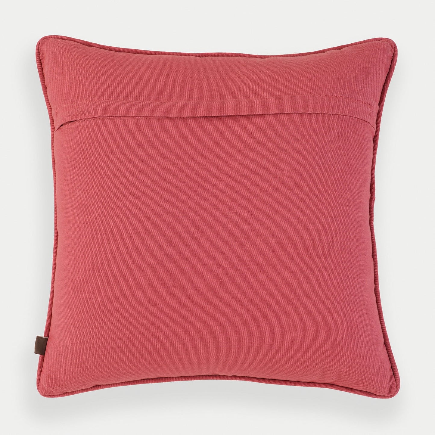 Pink Geometric Embroidered Cushion Cover