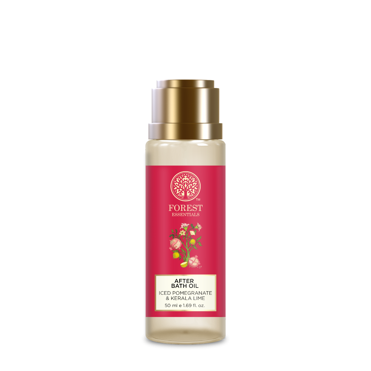 Travel Size After Bath Oil Iced Pomegranate & Kerala Lime 50 ml